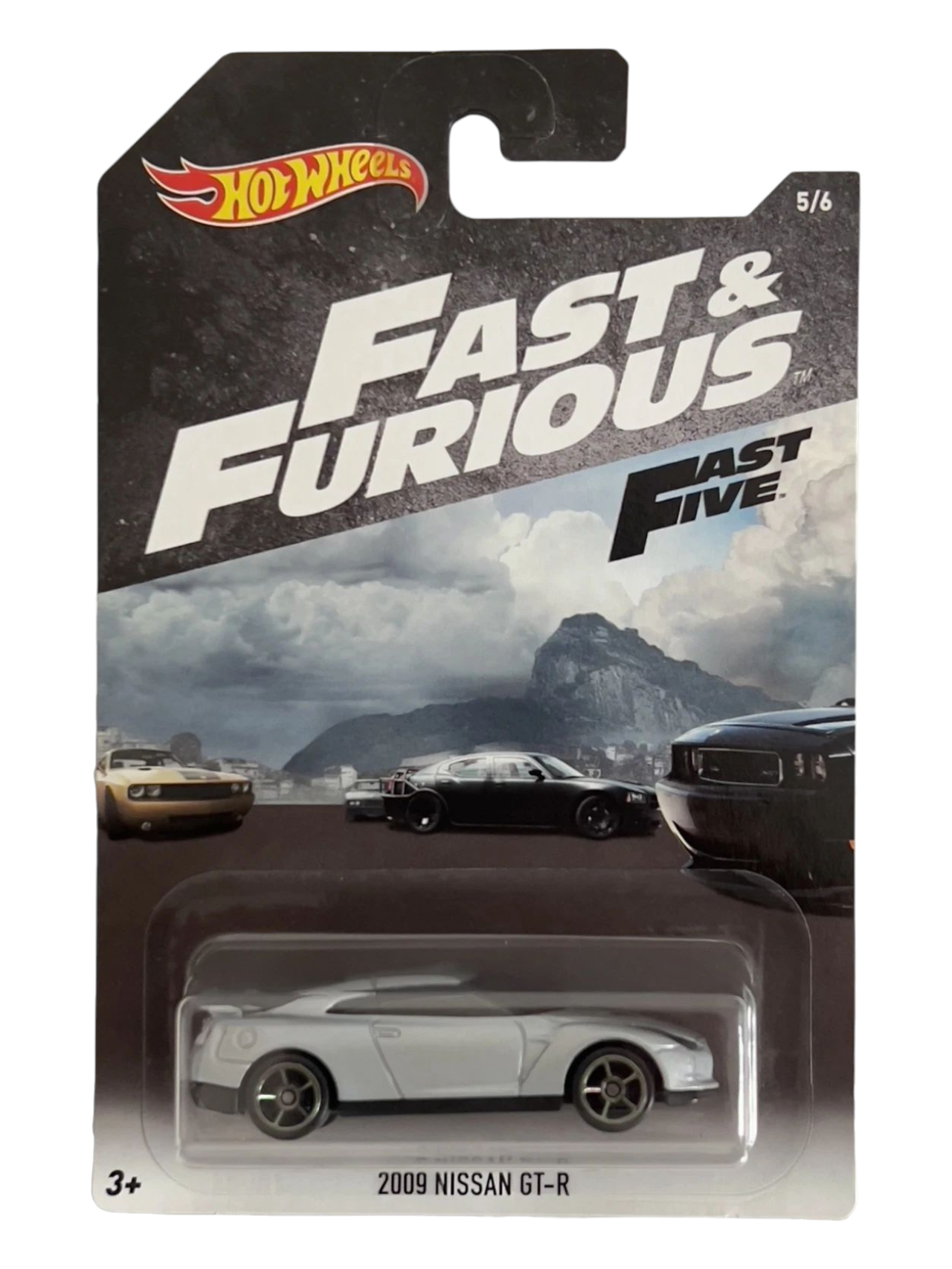 HotWheels Fast Five 2009 Nissan GT-R Imported Mainline Card Art 1:64 Scale