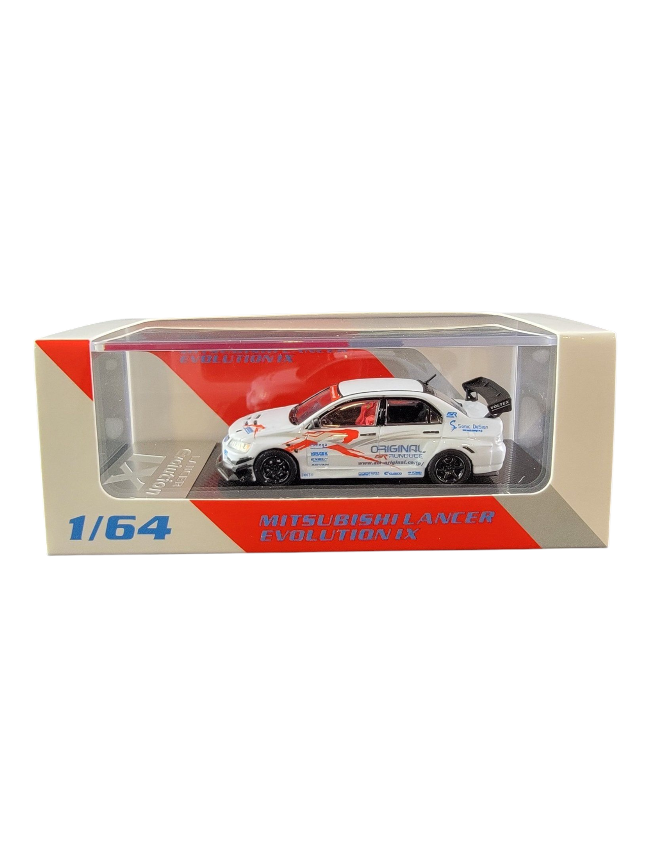 CM Model Mitsubishi Lancer Evolution IX Premium Diecast 1:64 Scale (With Acrylic Case)