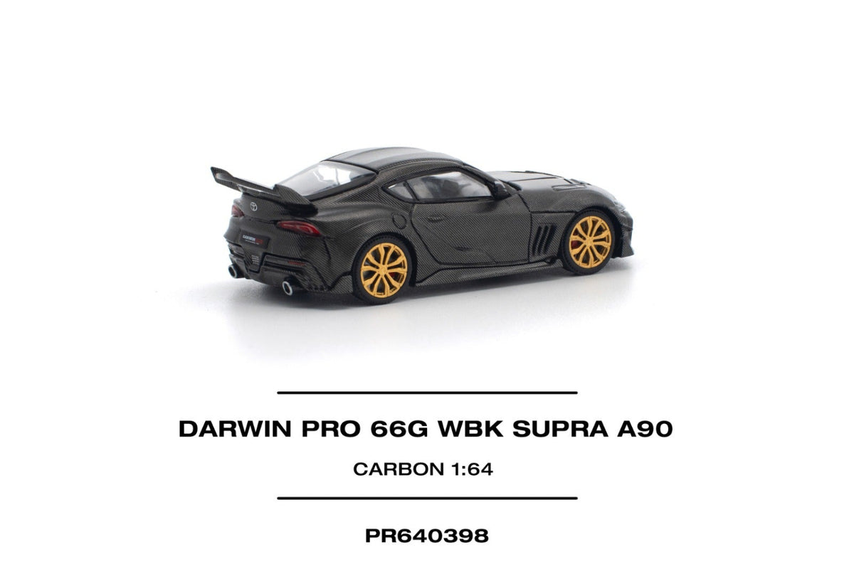 ( PR640398 ) Pop Race DARWIN PRO 66G WBK SUPRA A90 CARBON EDITION Diecast Model 1:64 Scale