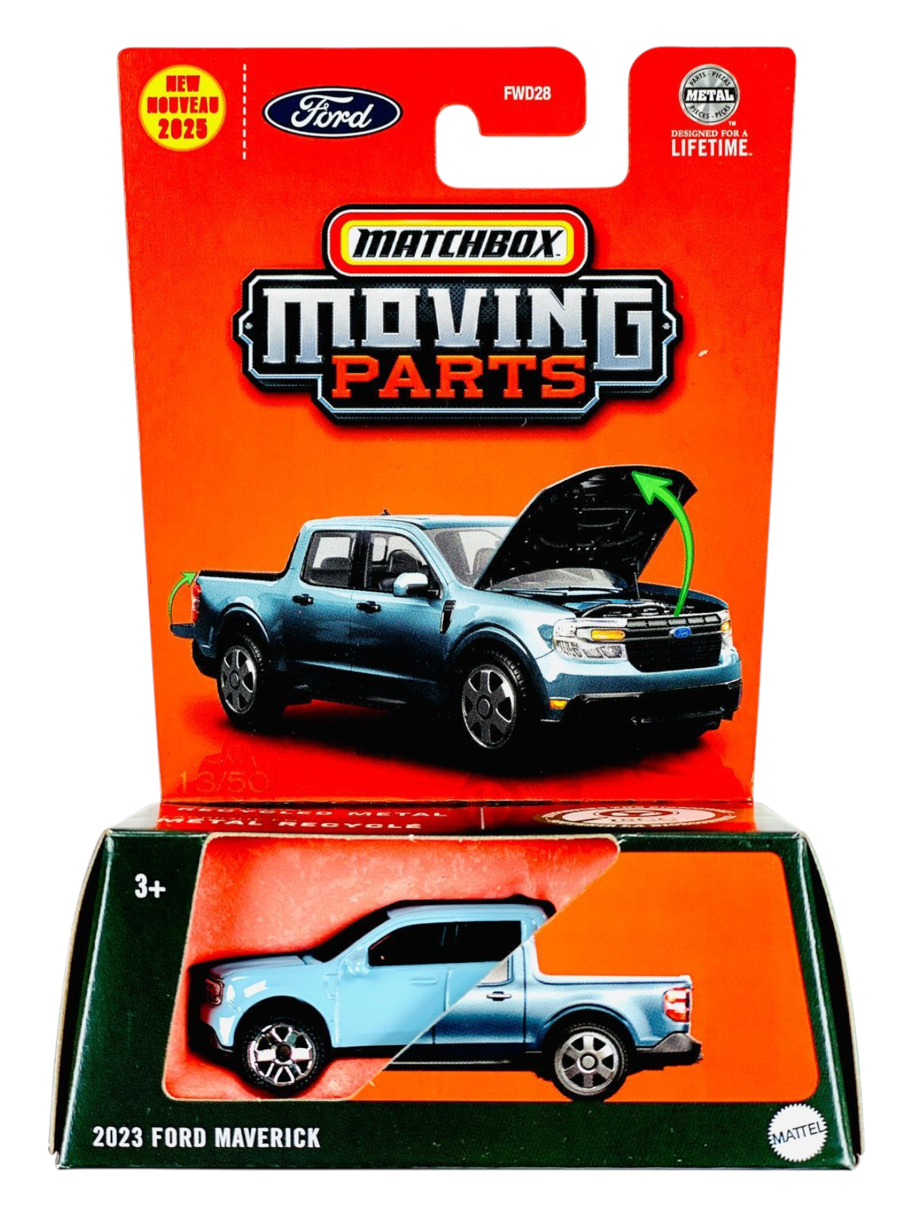 Matchbox Moving Parts 2023 Ford Maverick 1:64 Scale