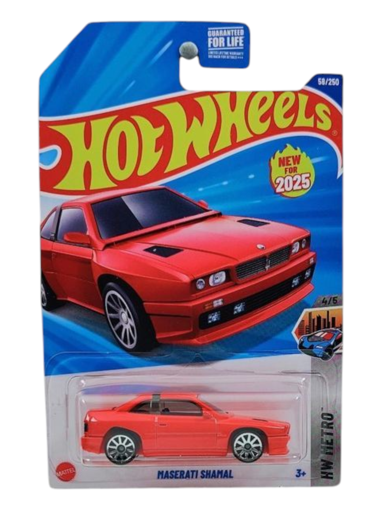 HotWheels Maserati Shamal Imported Mainline 1:64 Scale