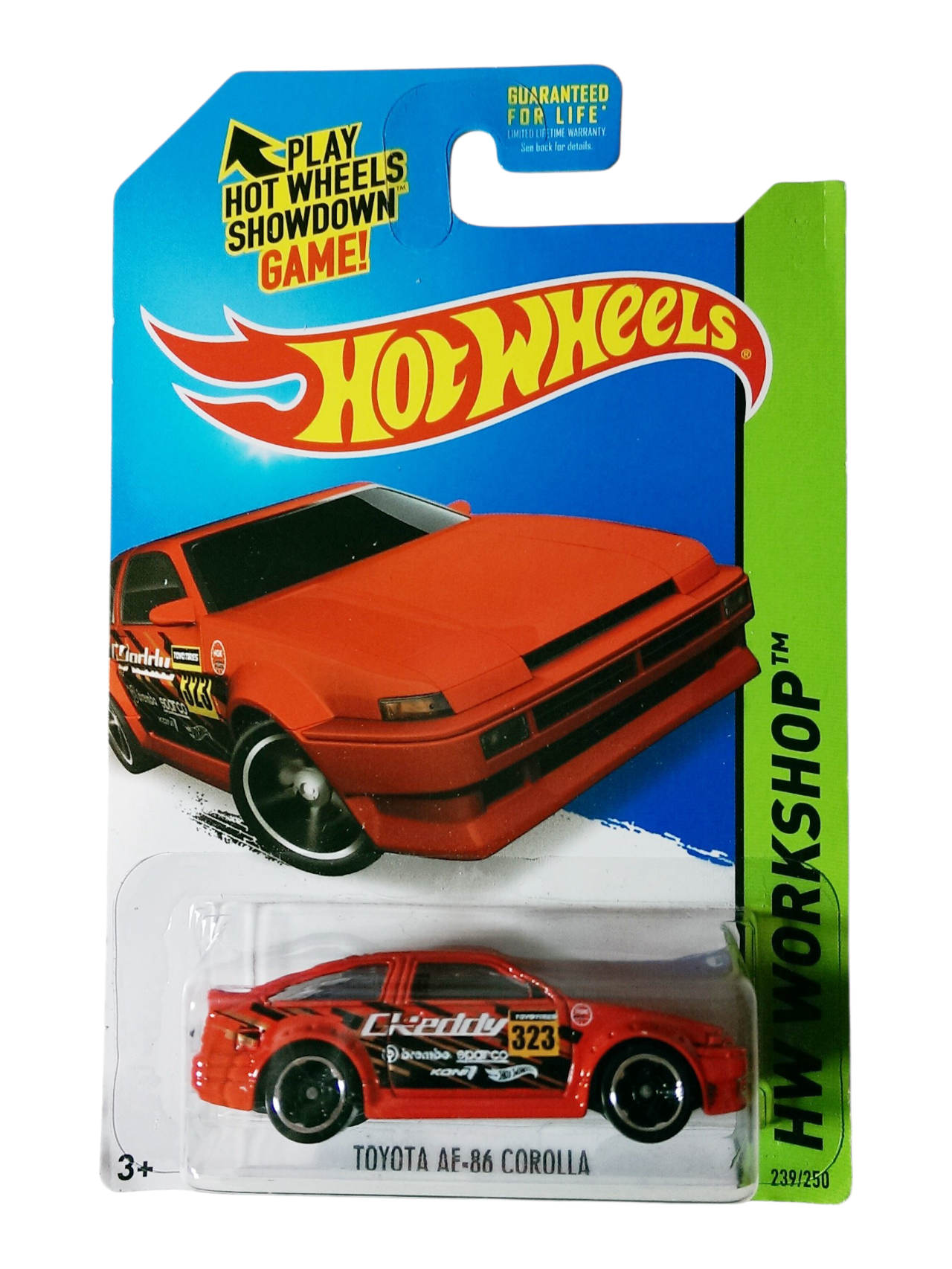 HotWheels Toyota AE-86 Corolla Imported Mainline 1:64 Scale – Toy