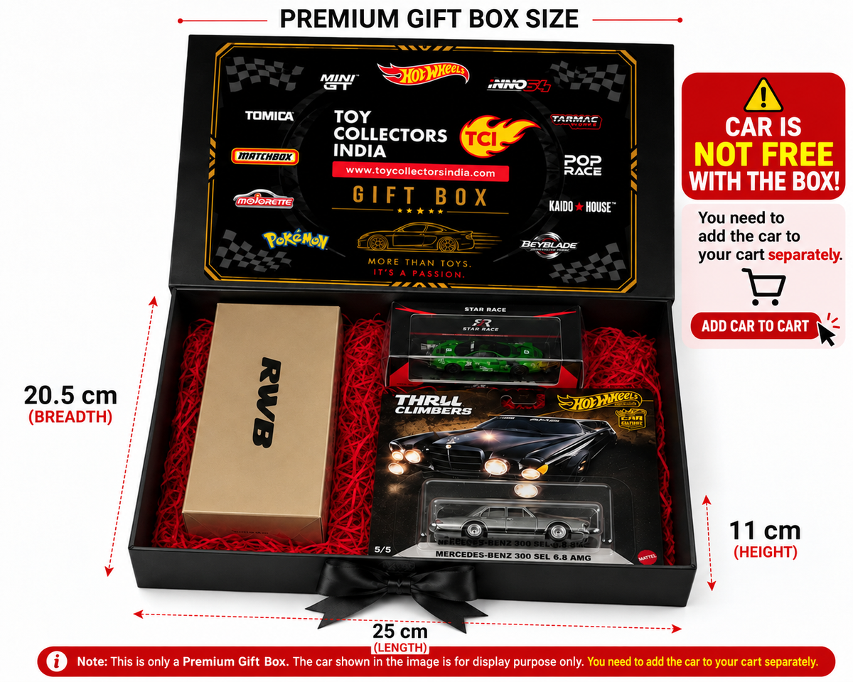 Gift Box "Any Cars Added to Your Cart Will Be Packed in This Gift Box" Toy Collector India Special gift Box (Car not Included)