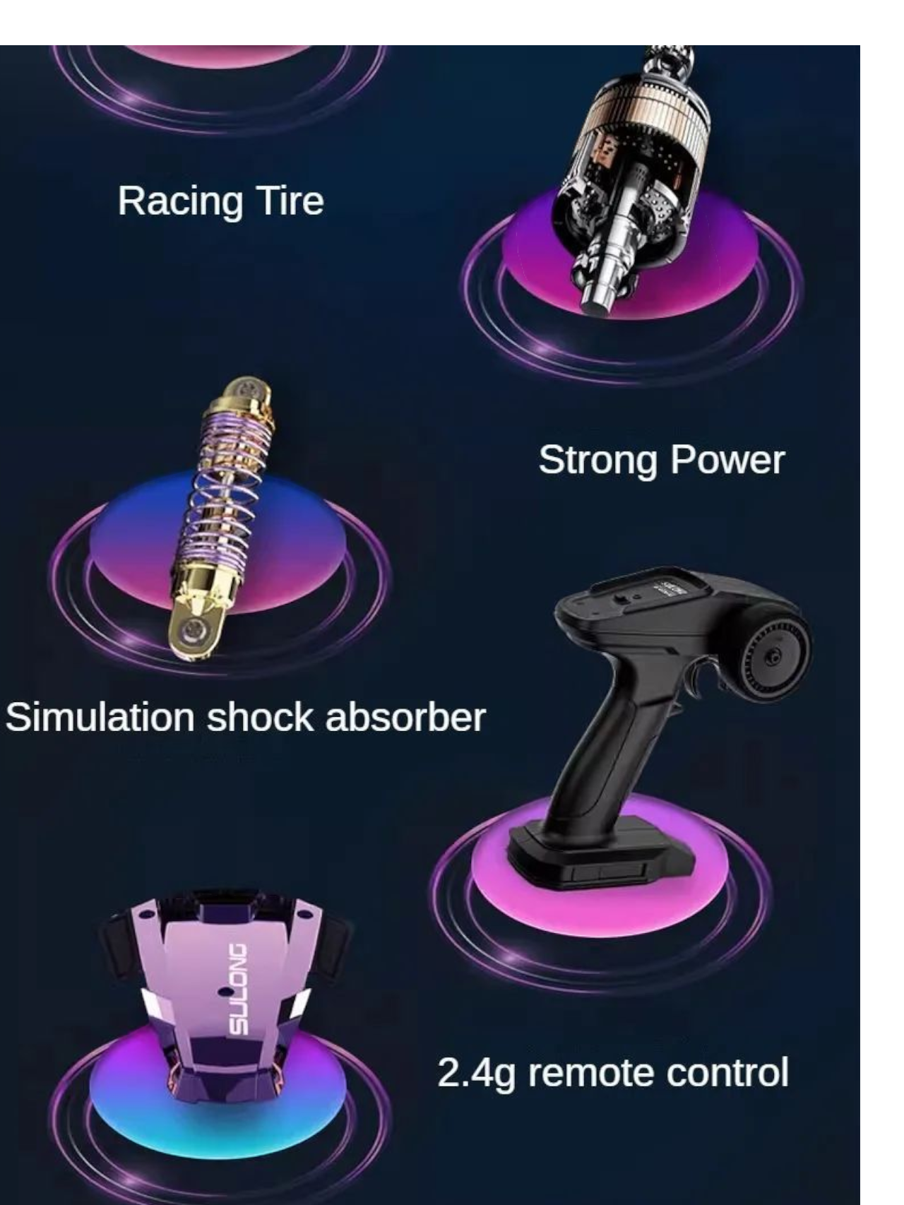 Sulong High Speed Remote Control Car Diecast 1:14 Scale