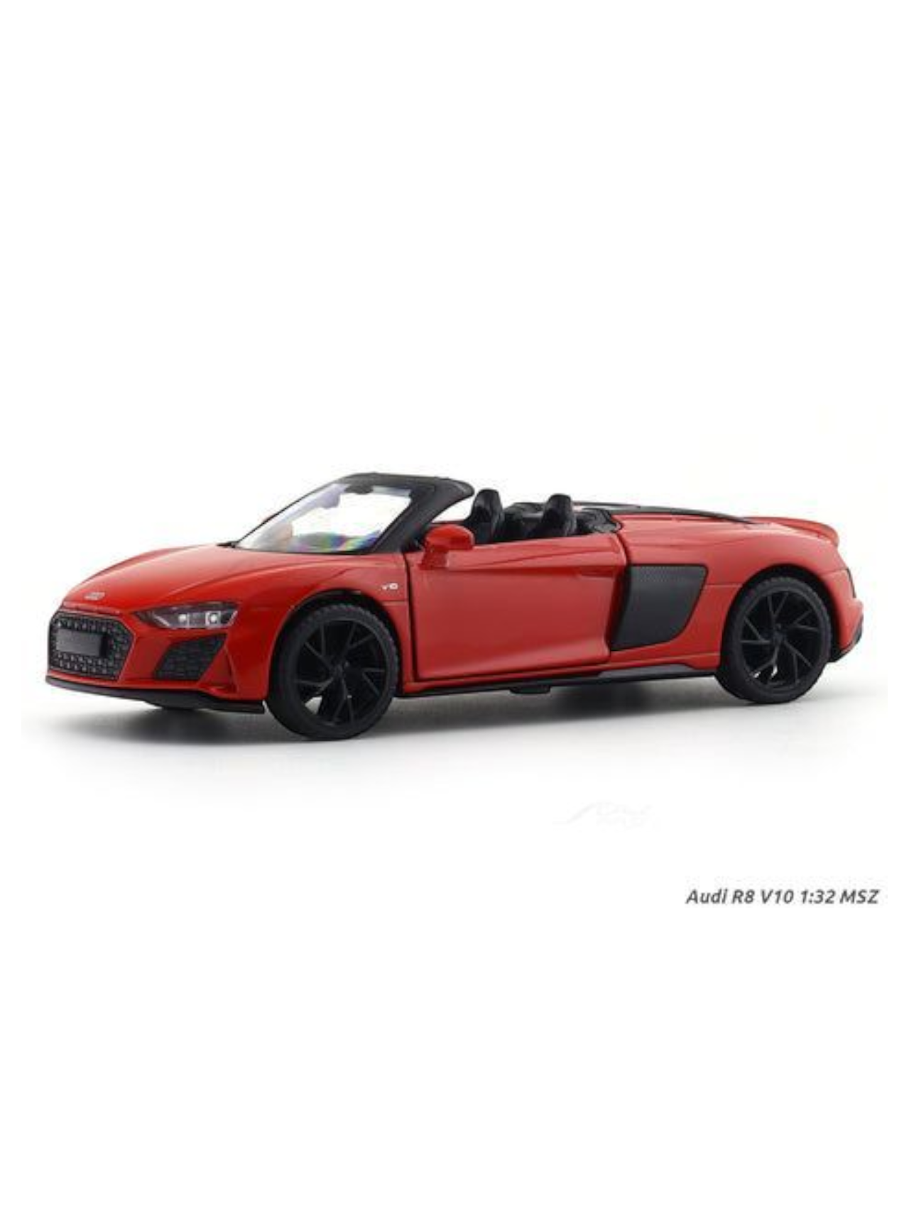 Audi R8 Spyder 1:32 MSZ licensed pullback diecast Scale Model car