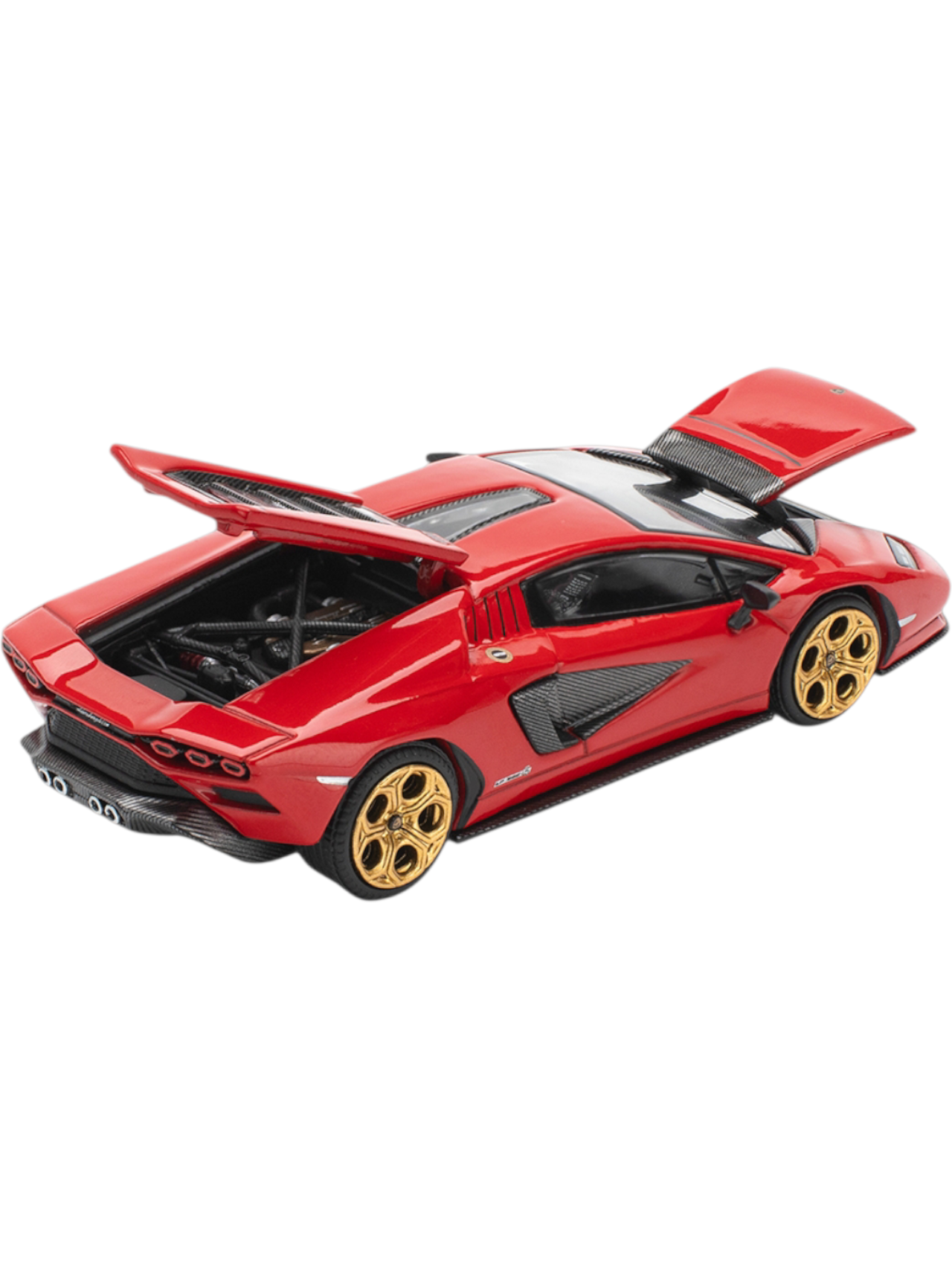 POP RACE Lamborghini Countach LPI 800-4 Rosso 1:64 Die-Cast Car Model |PR64-259