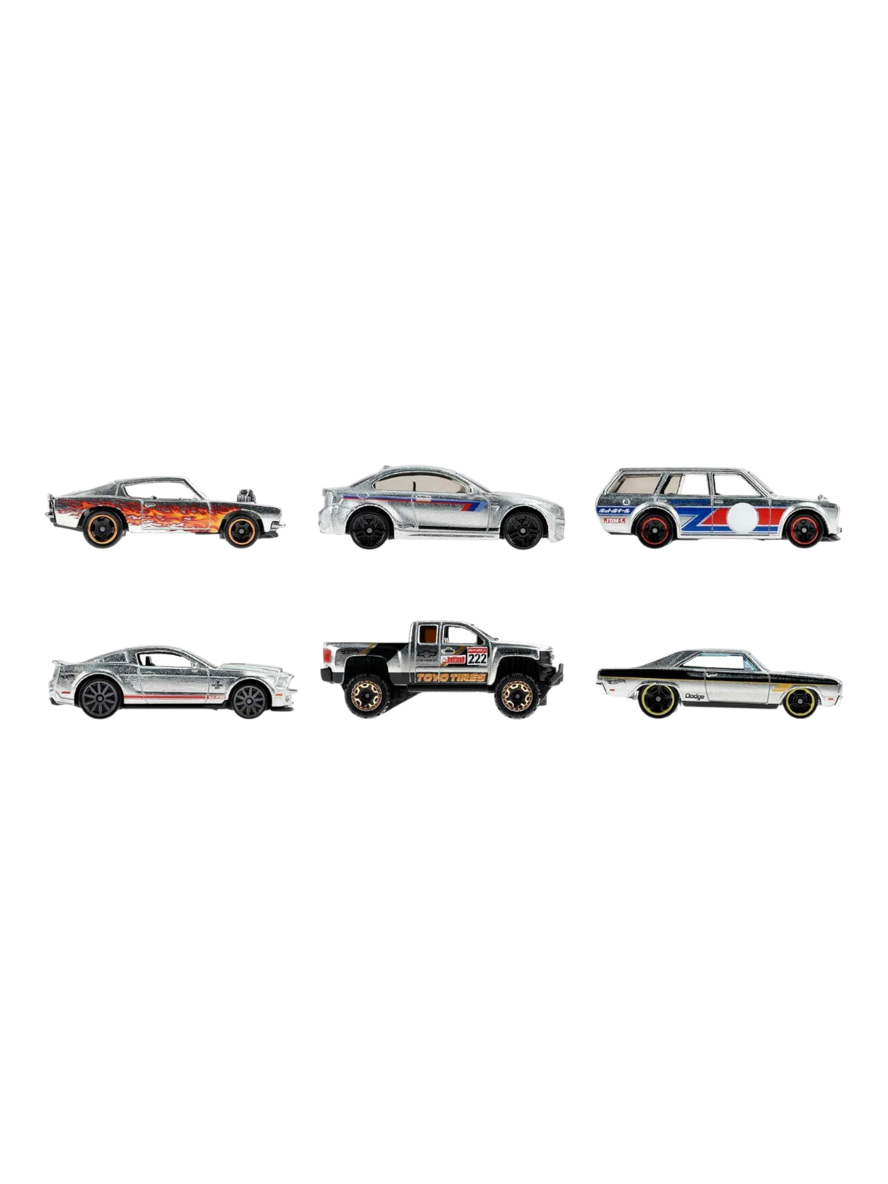 HotWheels Zamac Pack of 6 Imported 1:64 Scale