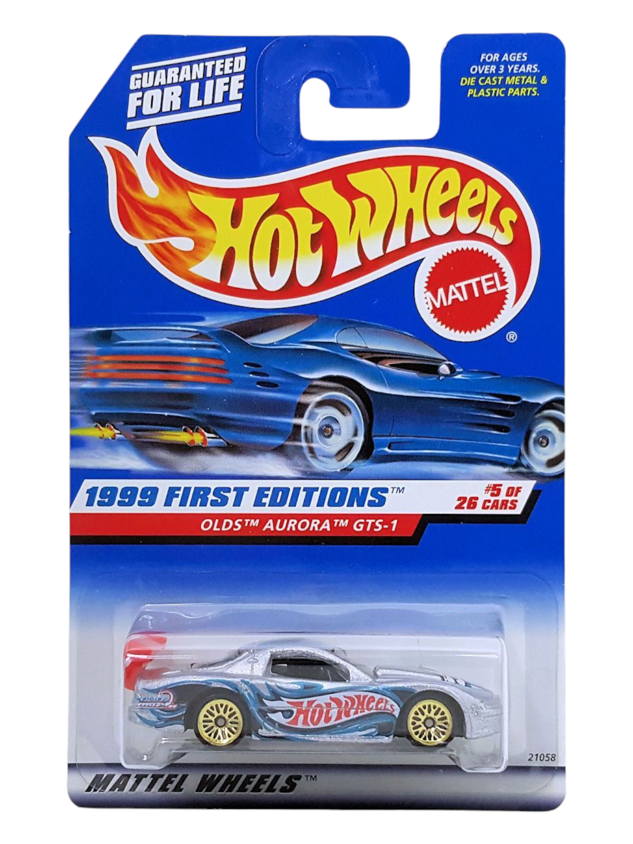 HotWheels 1999 First Editions Olds Aurora GTS-1 Imported Mainline 1:64 Scale