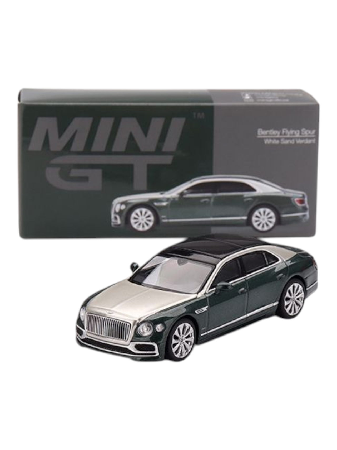 Mini GT Bentley Flying Spur (White Sand Verdant) 1:64 Scale