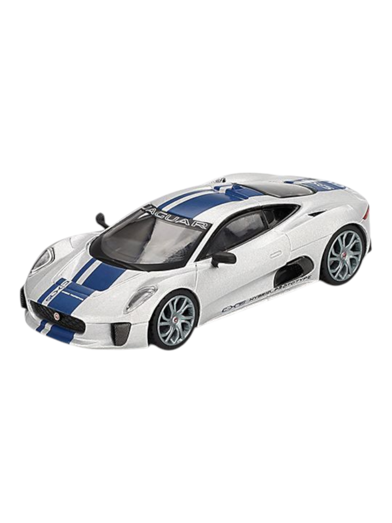Mini GT Jaguar C-X75 (Silver) 1:64 Scale