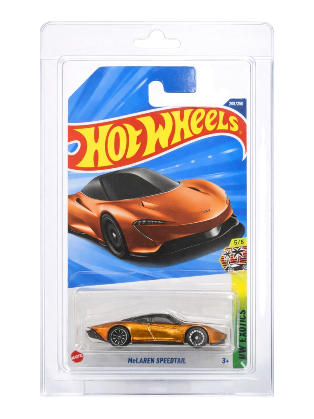 HotWheels 'McLAREN SPEEDTAIL' Imported Mainline 1:64 Scale Super Treasure Hunt (With protector)RLC