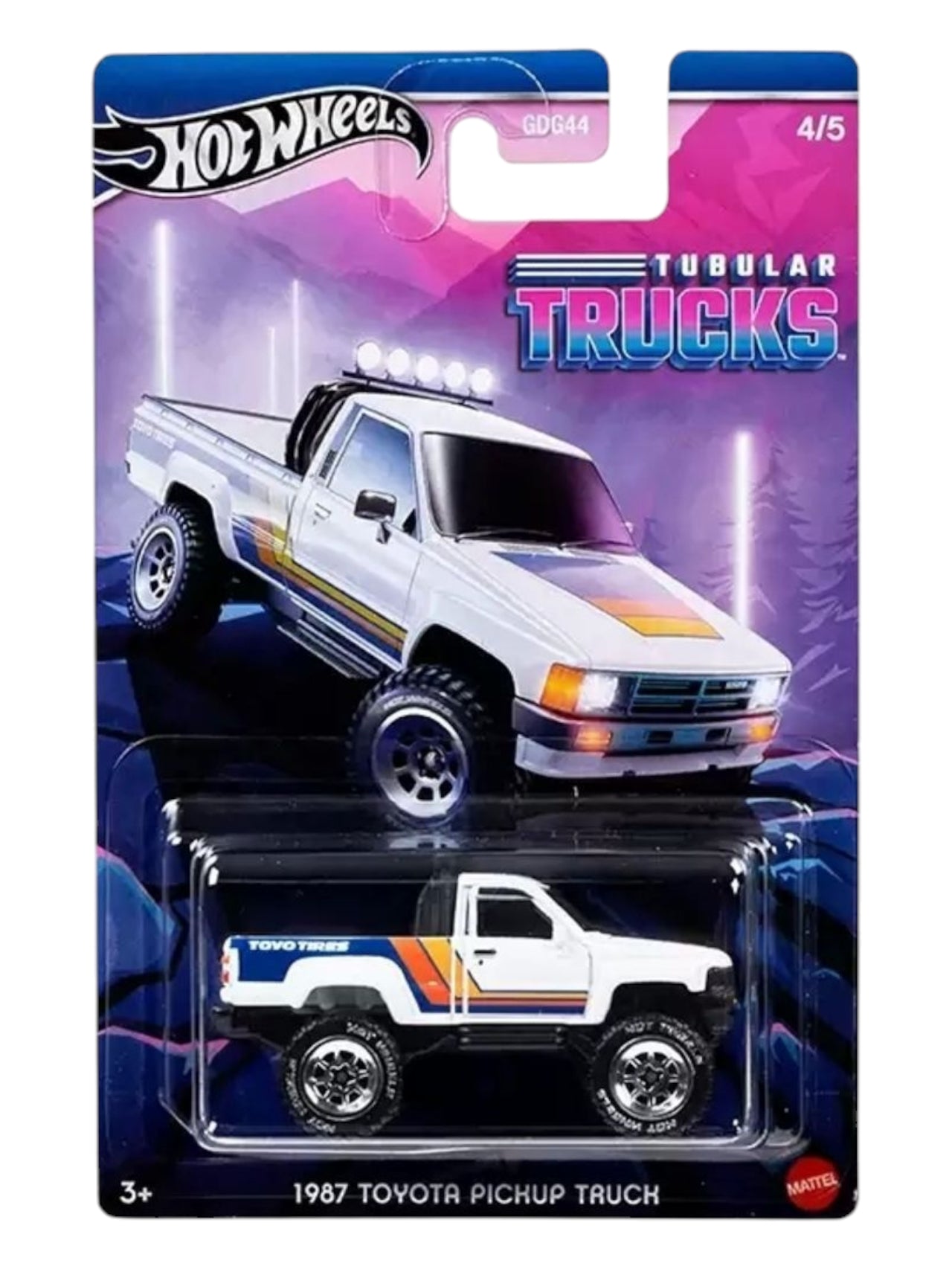 Hotwheels Tubular Trucks Set of 5 Imported Mainline Card Art 1:64 Scale