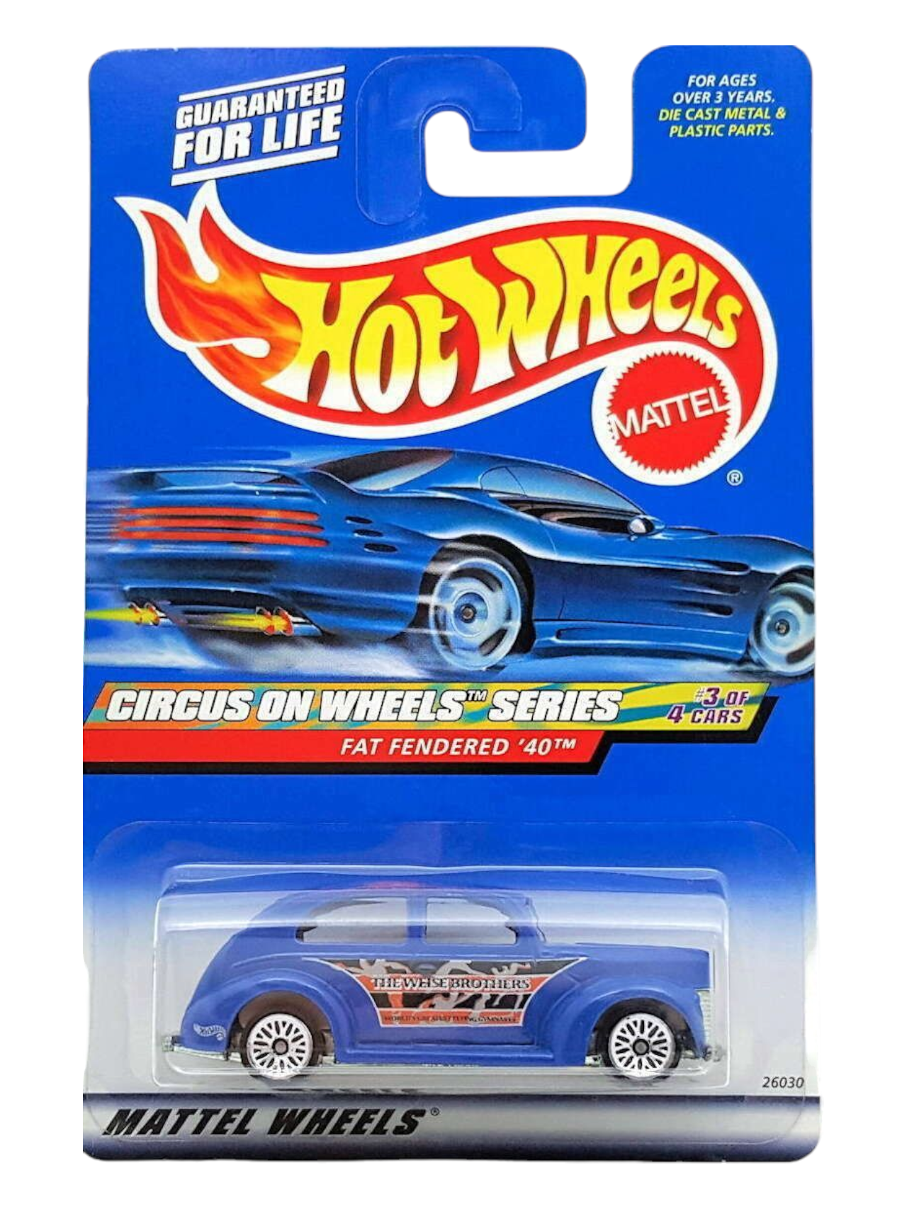 HotWheels Circus On Wheels Series Fat Fendered 40 Imported Mainline 1:64 Scale