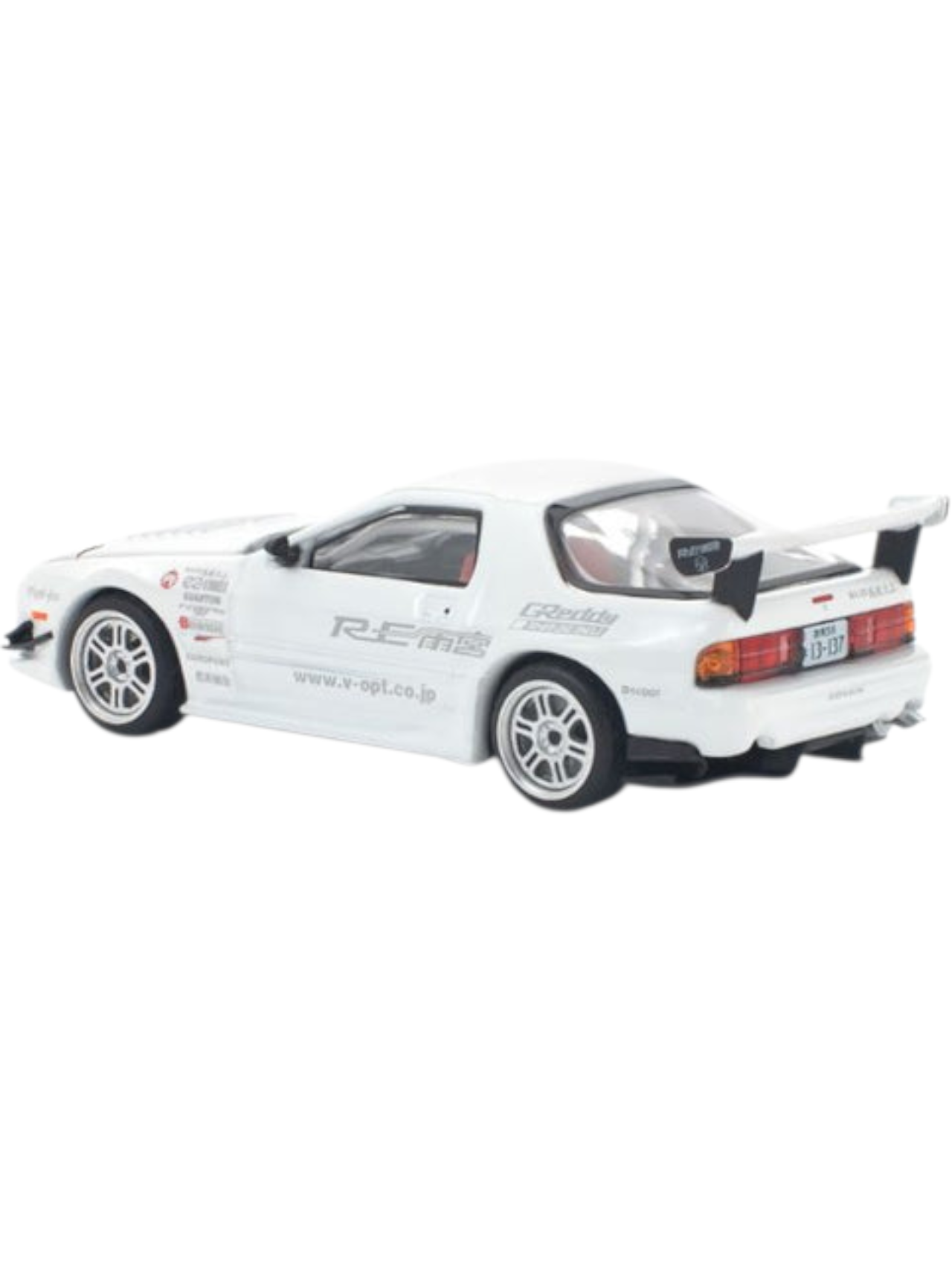Pop Race #260: Mazda RX7 FC3S Re-Amemiya - White 1:64 Scale