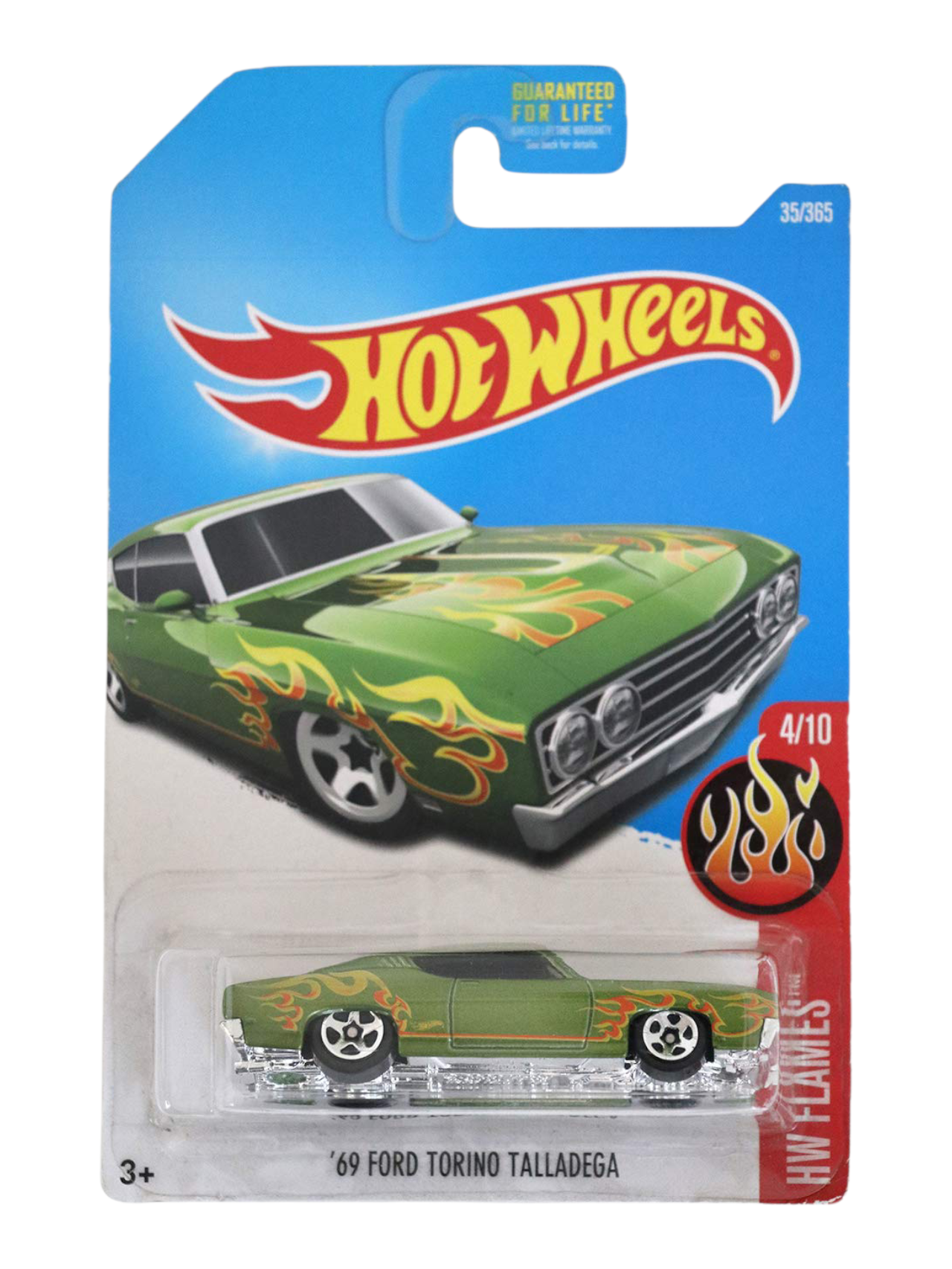 Hotwheels 69 Ford Torino Talladega Imported Mainline 1:64 Scale DTX82-D7B3