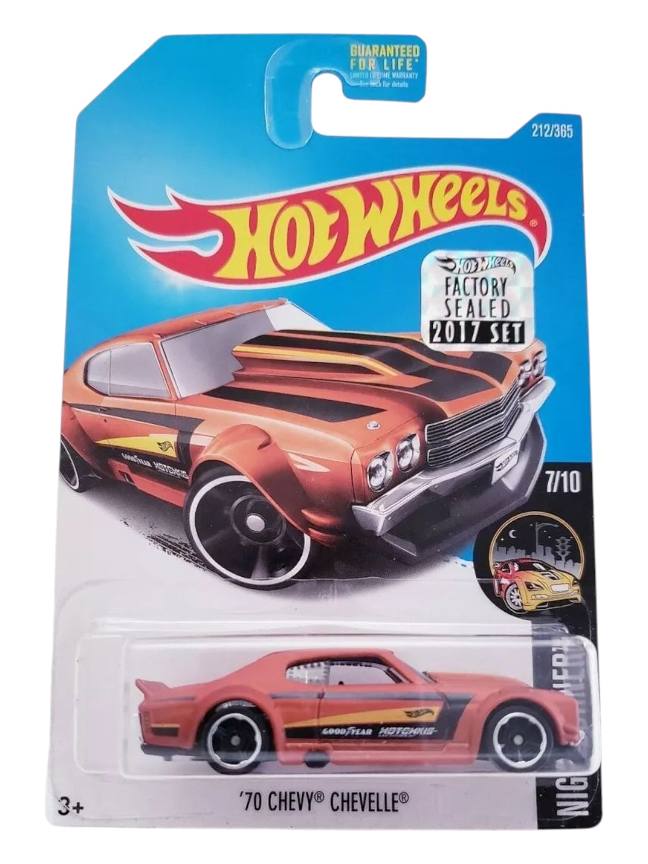 Hotwheels '70 Chevy Chevelle imported mainline card art 1:64 Scale