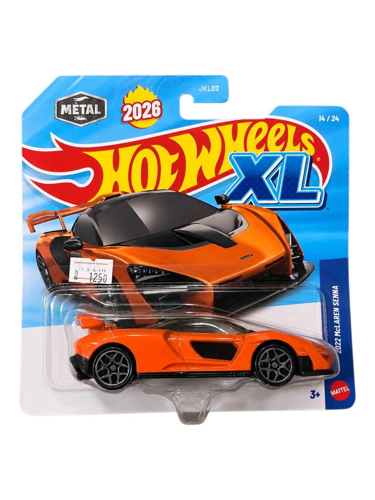 HotWheels 2026 XL '2022 Mclaren Senna Imported 1:43 Scale