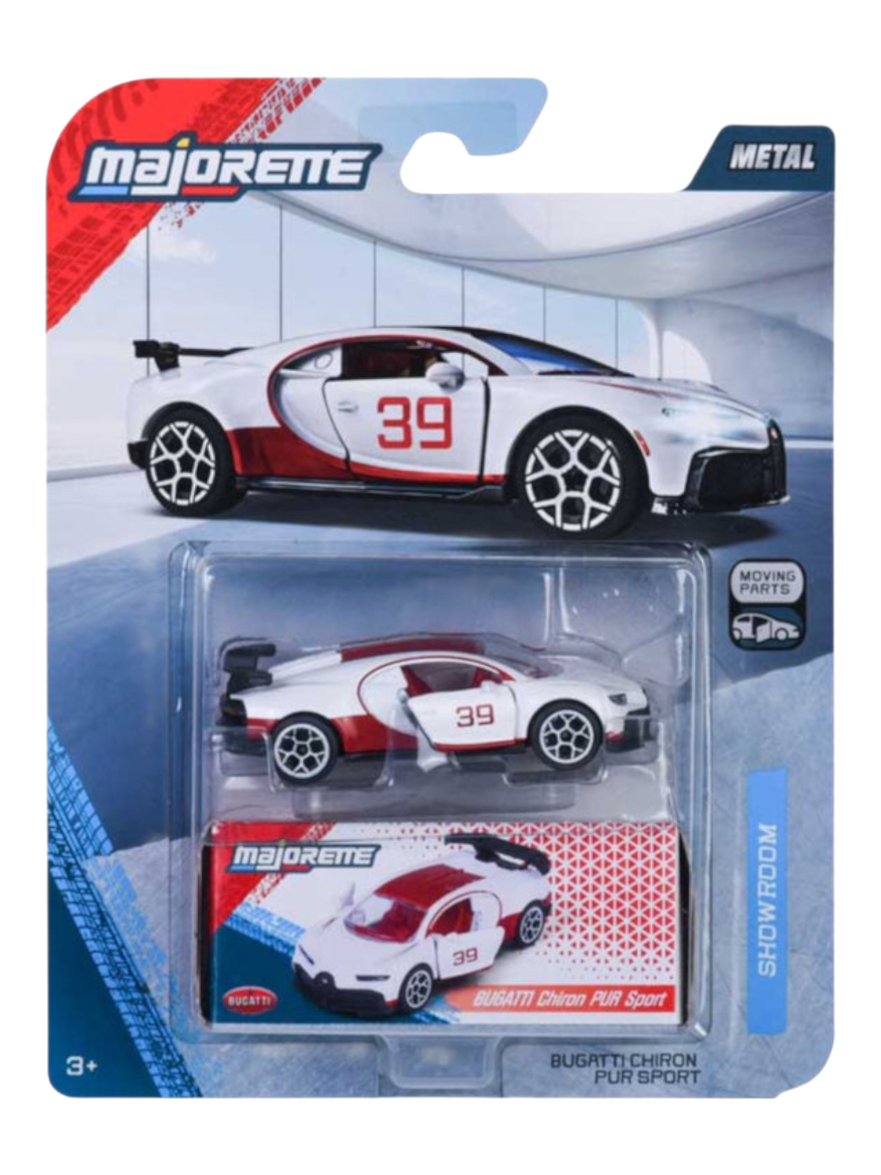 Majorette bugatti chiron pur sport gift pack 1:64 Scale 8502001000