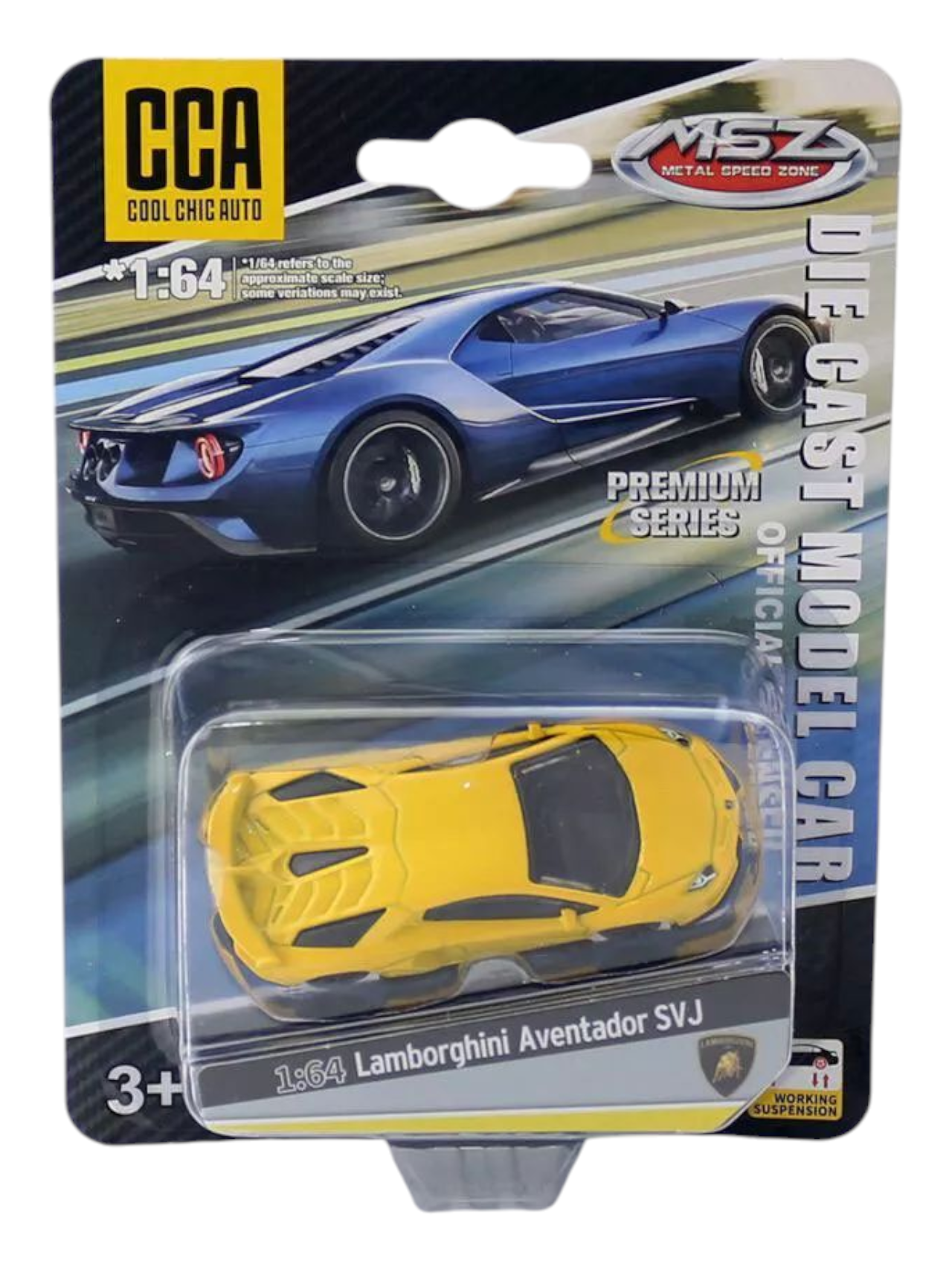 CCA Premium Series Lamborghini Aventador SVJ 1:64 Scale