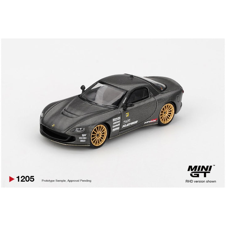 Mini GT #1205: Mazda RX-7 RE-Amemiya Matsukiyo KOKU 3 Rotor NA-7 TAS 2025 Best Tuned Car Award Imported 1:64 Scale