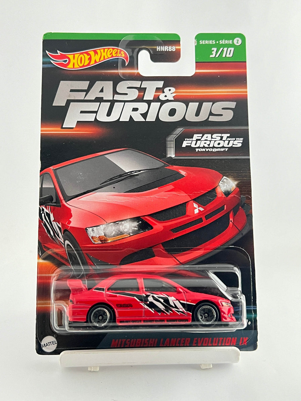 Hotwheels Mitsubishi Lancer Evolution Lx Fast And Furious Card Art Imported Mainline 1:64 Scale