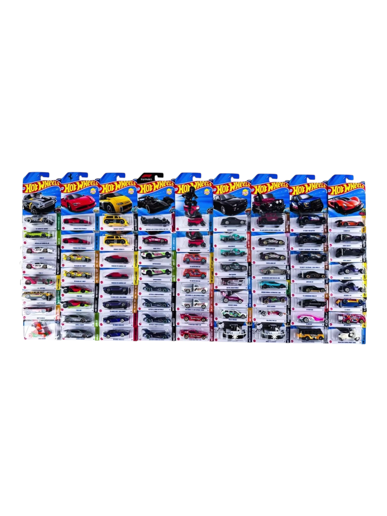 HotWheels Imported 2025 J Case (Contains 72 Cars)