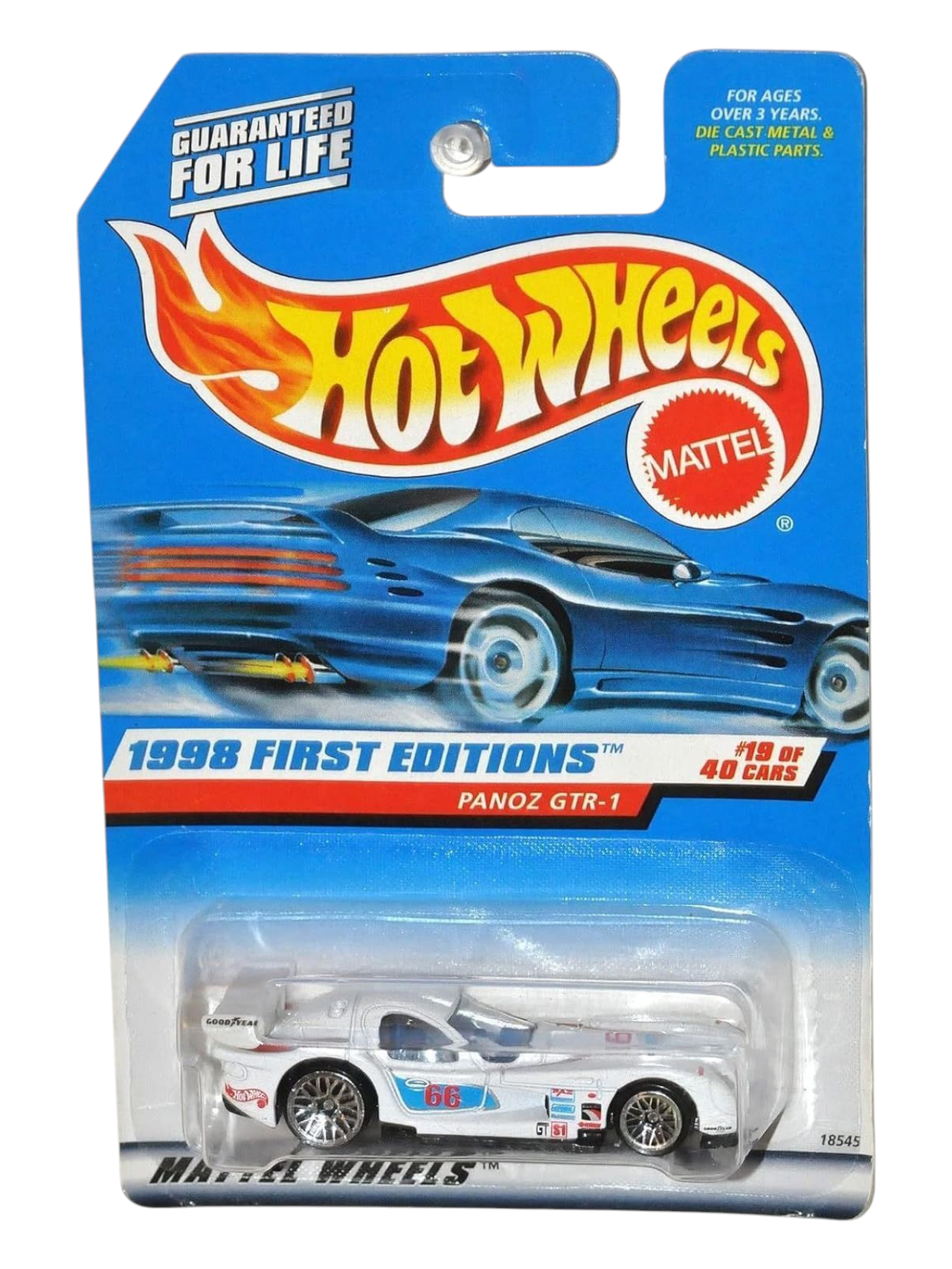 HotWheels 1998 First Editions Panoz GTR-1 Imported Mainline 1:64 Scale