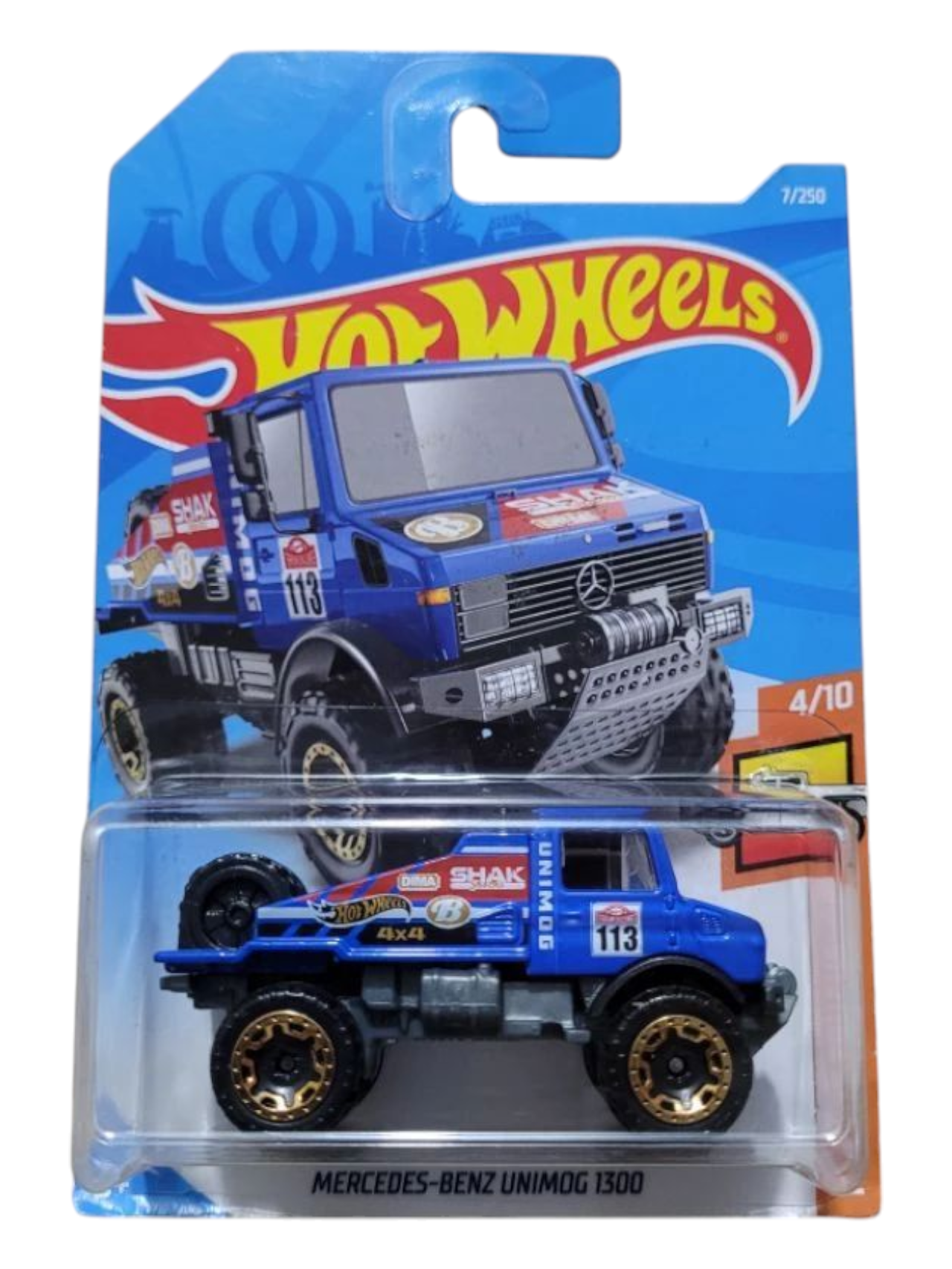 HotWheels Mercedes-Benz Unimog 1300 Imported Mainline 1:64 Scale