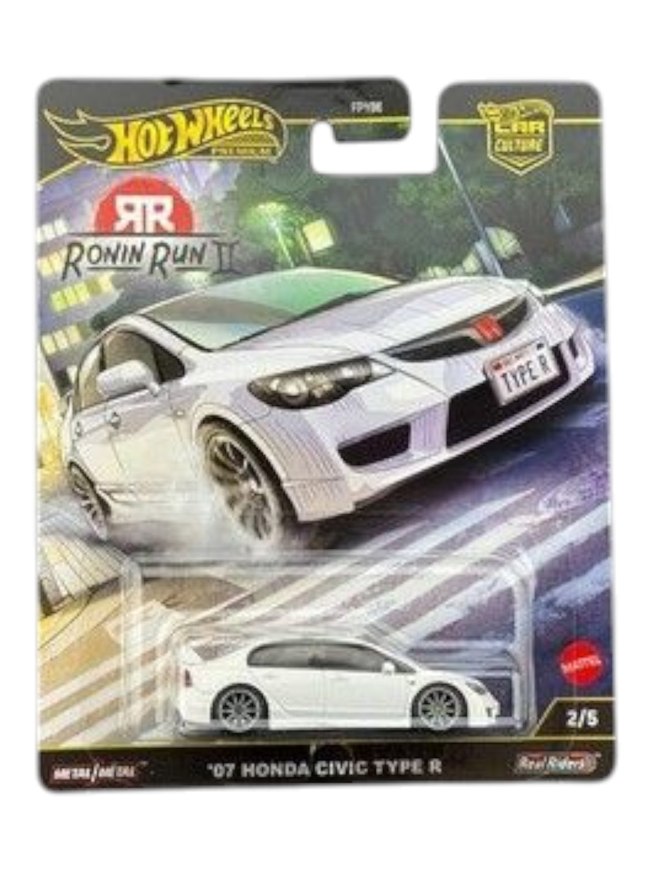 Hotwheels Ronin Run 2 '07 honda civic type r imported premium 1:64