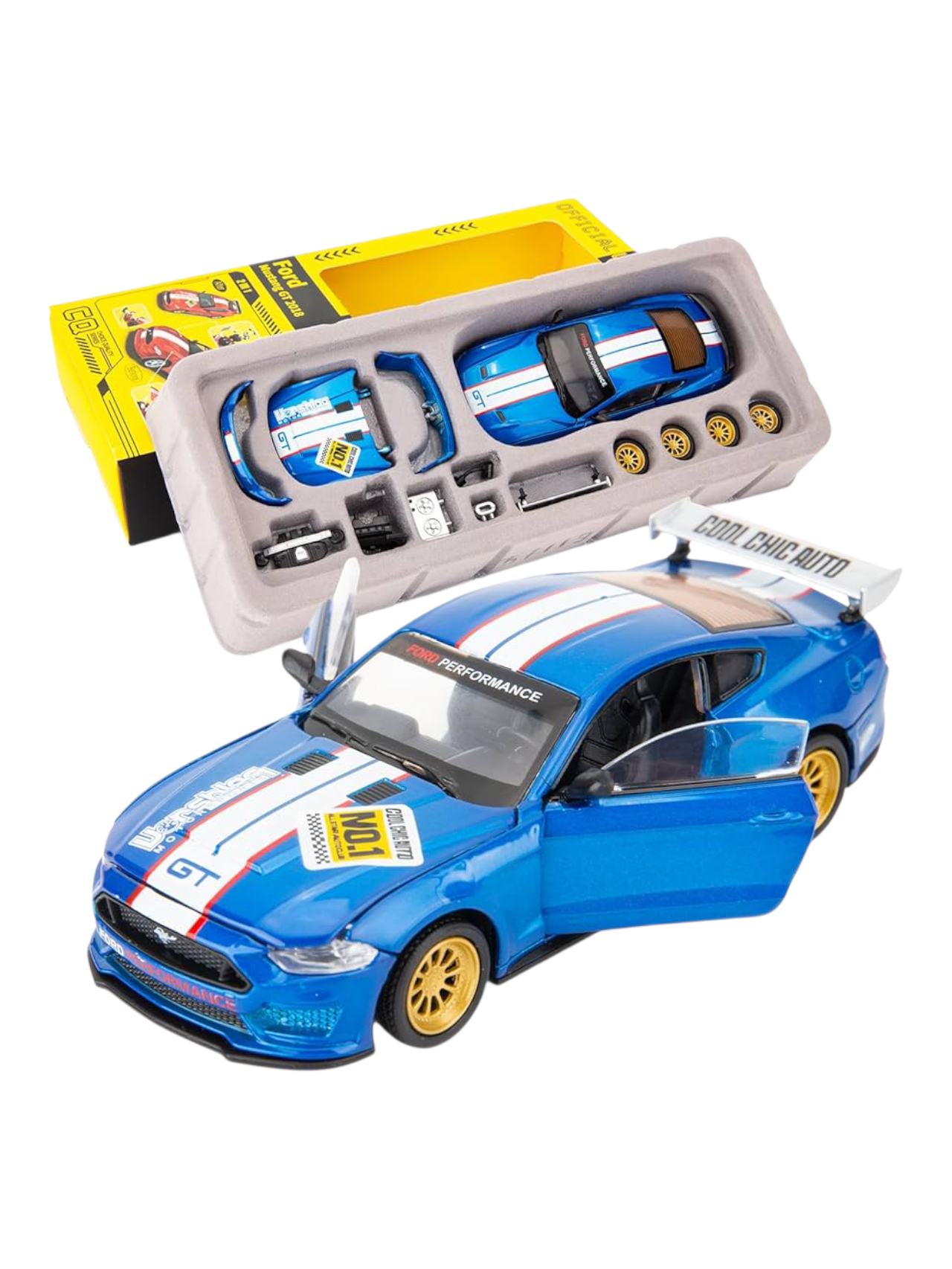 CCA Choice Quality Series Ford Mustang GT 2018 Car Tuning 1:42 Scale