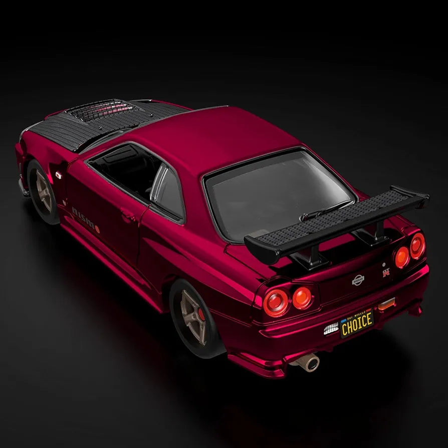 HotWheels RLC Nissan skyline gt-r (Bnr34) Imported 1:64 Scale ( With Protector )