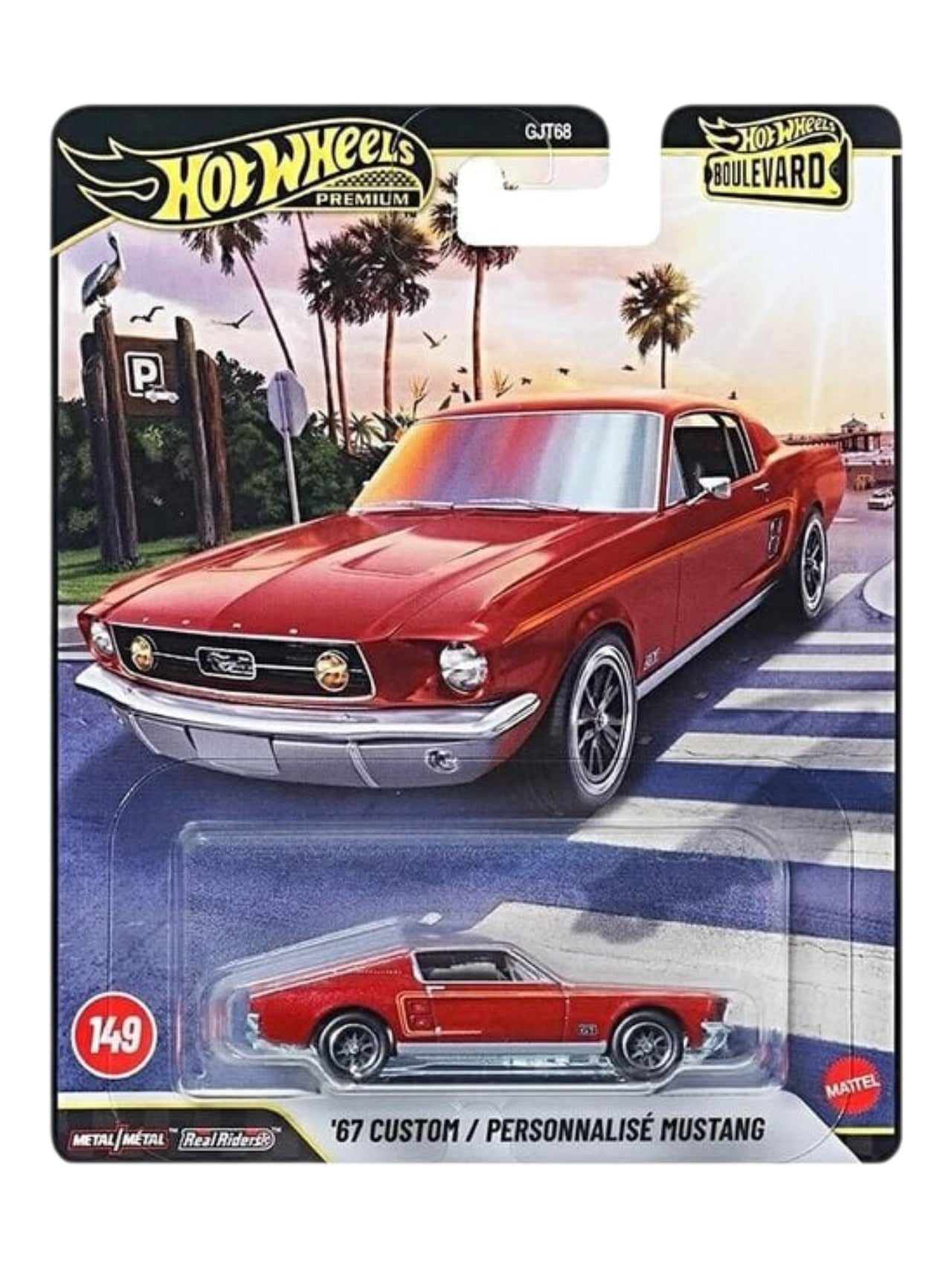 HotWheels 67 Custom Personnalise Mustang Imported Premium 1:64 Scale
