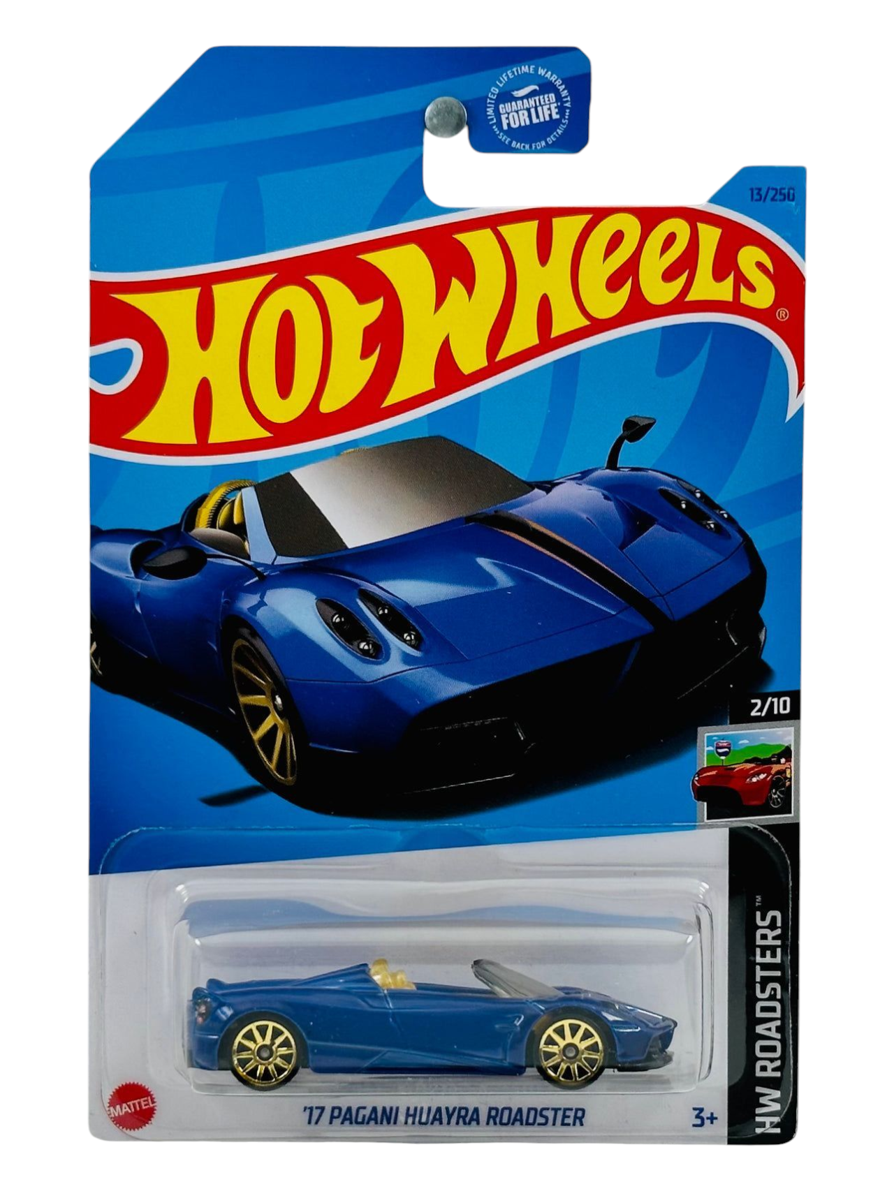 HotWheels 17 Pagani Huayra Roadster Imported Mainline 1:64 Scale