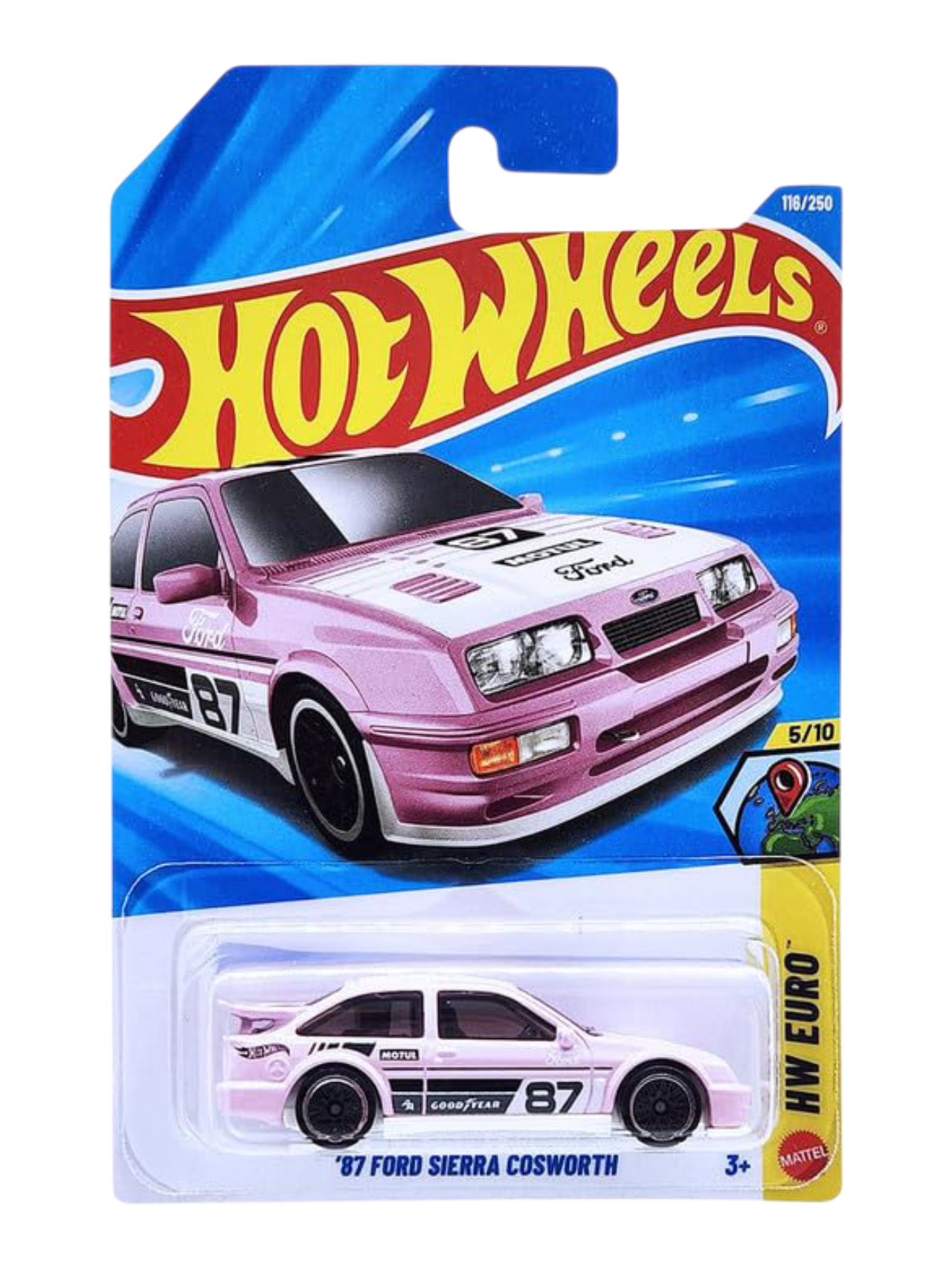 HotWheels 87 Ford Sierra Cosworth Imported Mainline 1:64 Scale