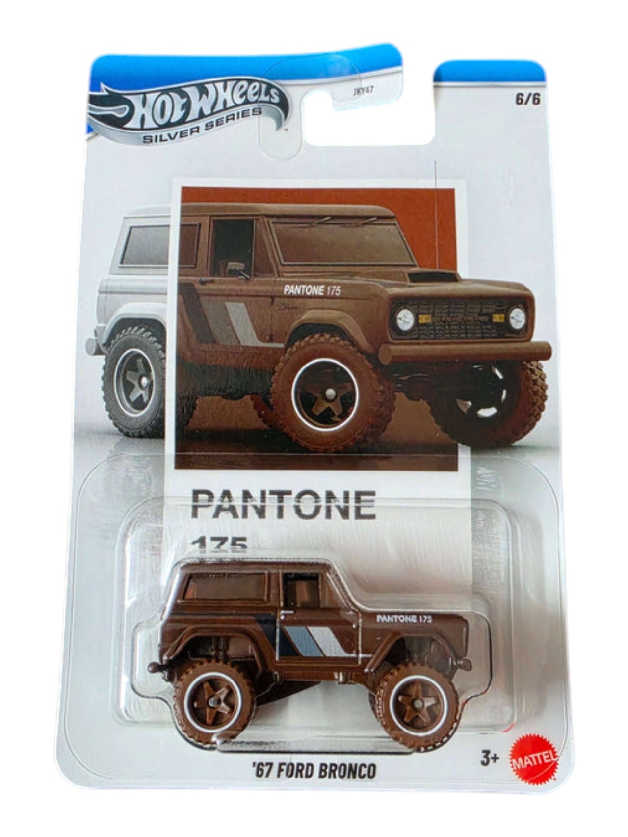 HotWheels Pantone Silver Series Mainline Card art Complete Set of 10 Cars | 1:64 Scale Collectible Die-Cast Vehicle Set