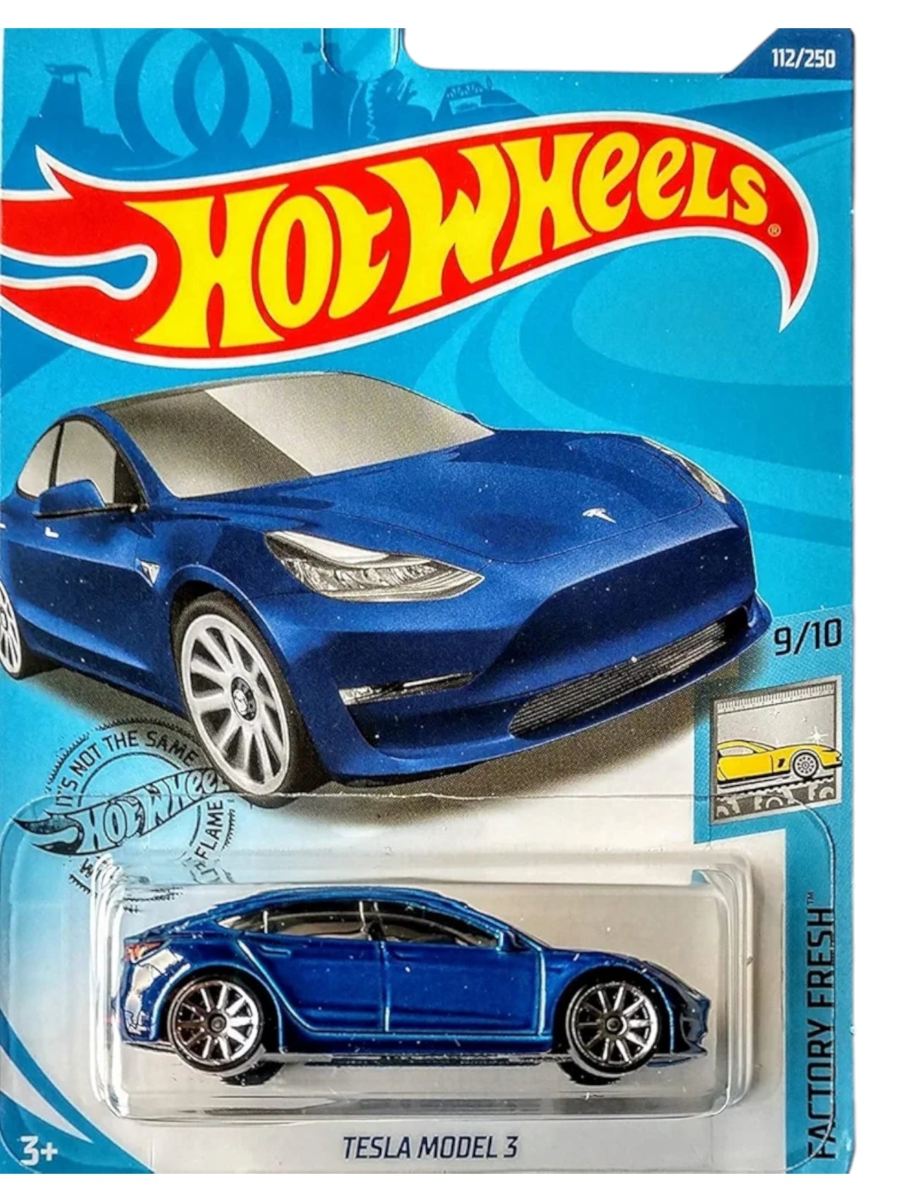 Hotwheels Tesla model 3 imported mainline 1:64 Scale