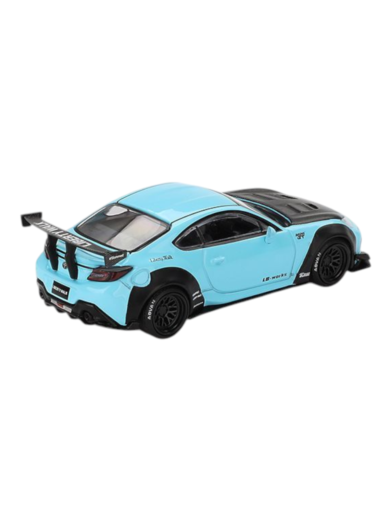 Mini GT Toyota GR86 LB Nation (Baby Blue) 1:64 Scale