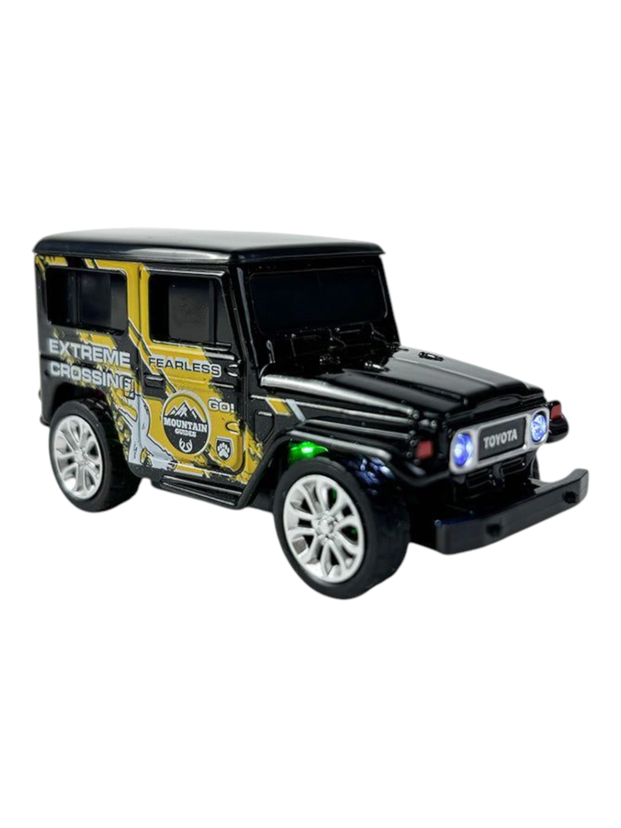 Mini Ric Car Toyota FJ Desktop R/C Speed Regulating Alloy Model Car 1:64 Scale
