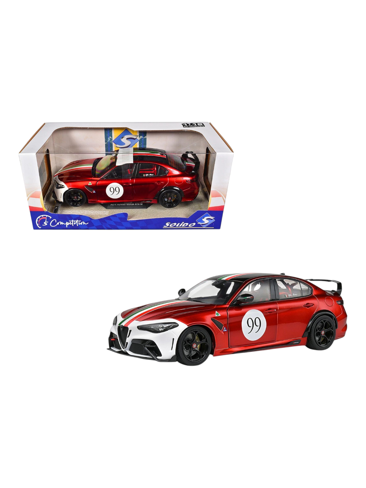 Solido Alfa Romeo Giulia GTA M Diecast 1:18 Scale