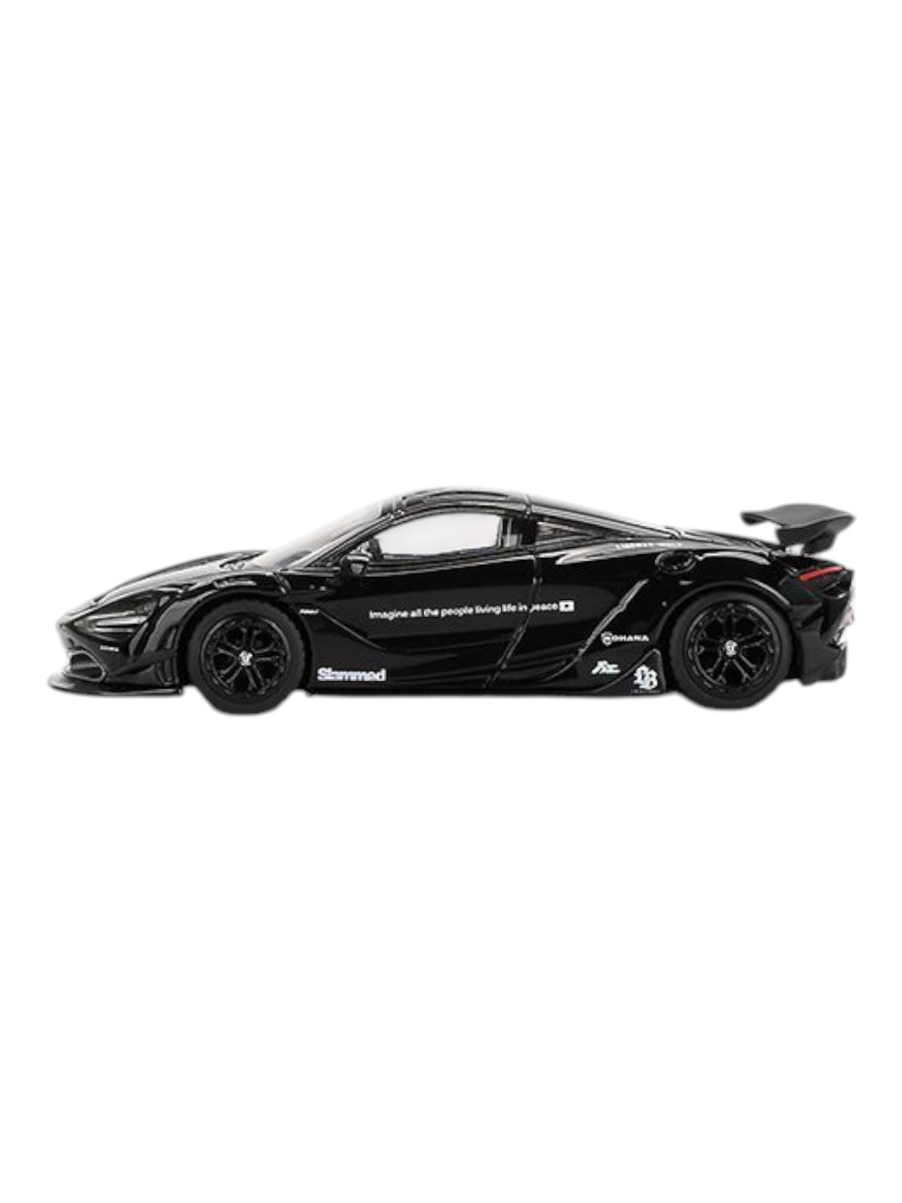 Mini GT Mclaren 720S LB Works (Black) 1:64 Scale
