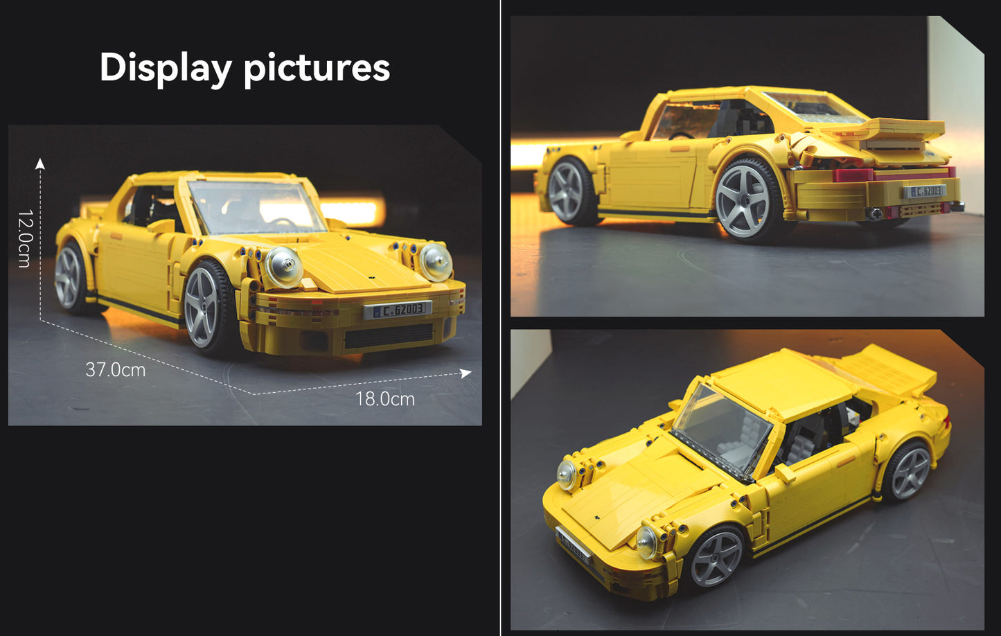 CaDa RUF CTR 2017 Yellowbird Dual Mode Control 1:20