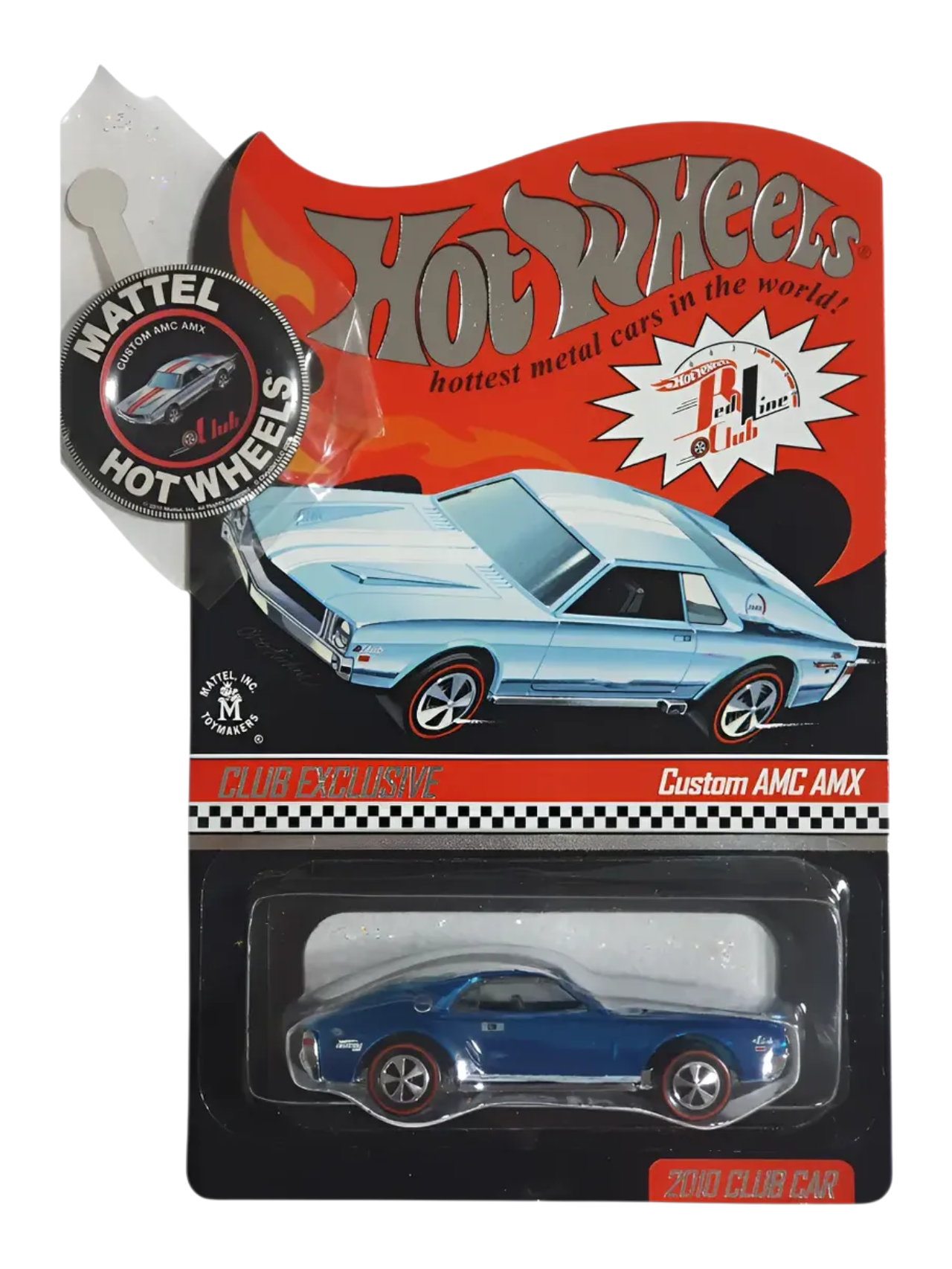 HotWheels RLC Custom Amc Amx Imported 1:64 Scale ( With Protector)