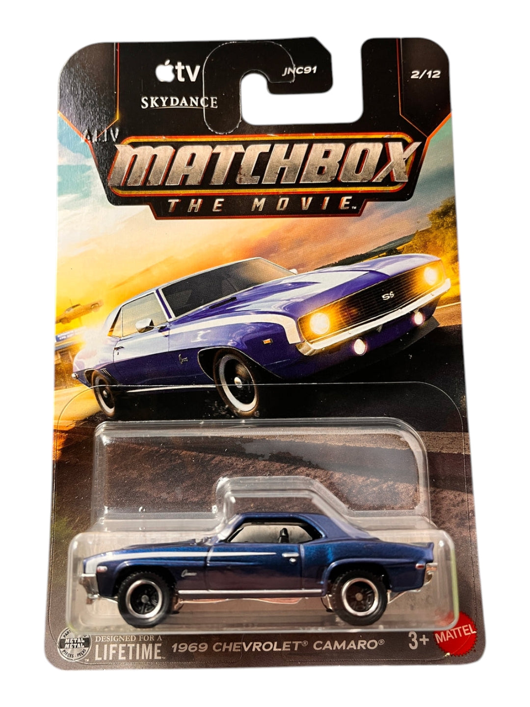 MatchBox the movie 1969 chevrolet camaro imported mainline 1:64 Scale