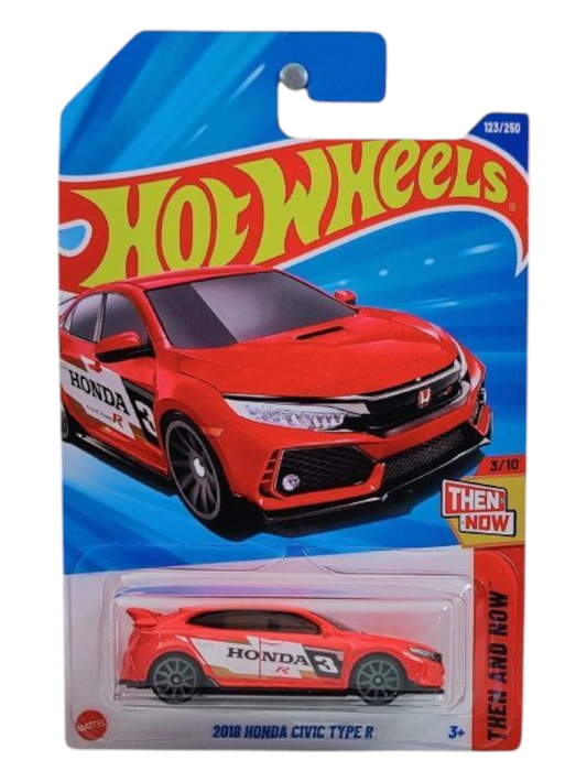 HotWheels 2018 Honda Civic Type R Imported Mainline 1:64 Scale