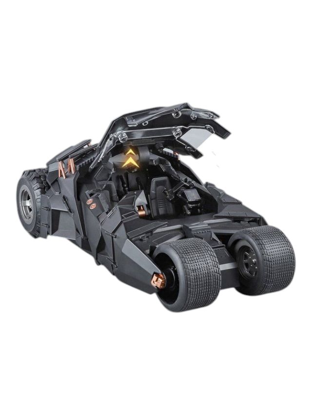 Qy Toys Alloy Car Model DC The Dark Knight Trilogy Batman Tumbler 1/18 Batmobile with light,sound and mist