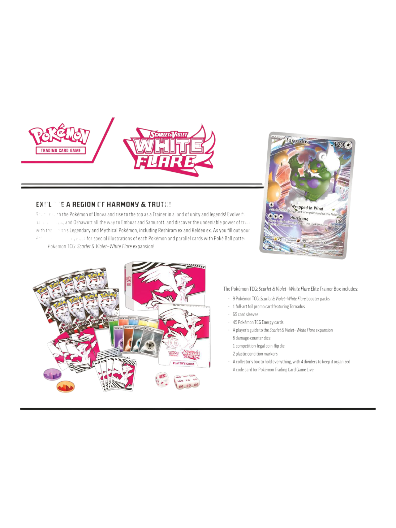 Pokemon Scarlet and Violet White Flare Elite Trainer Box (English)