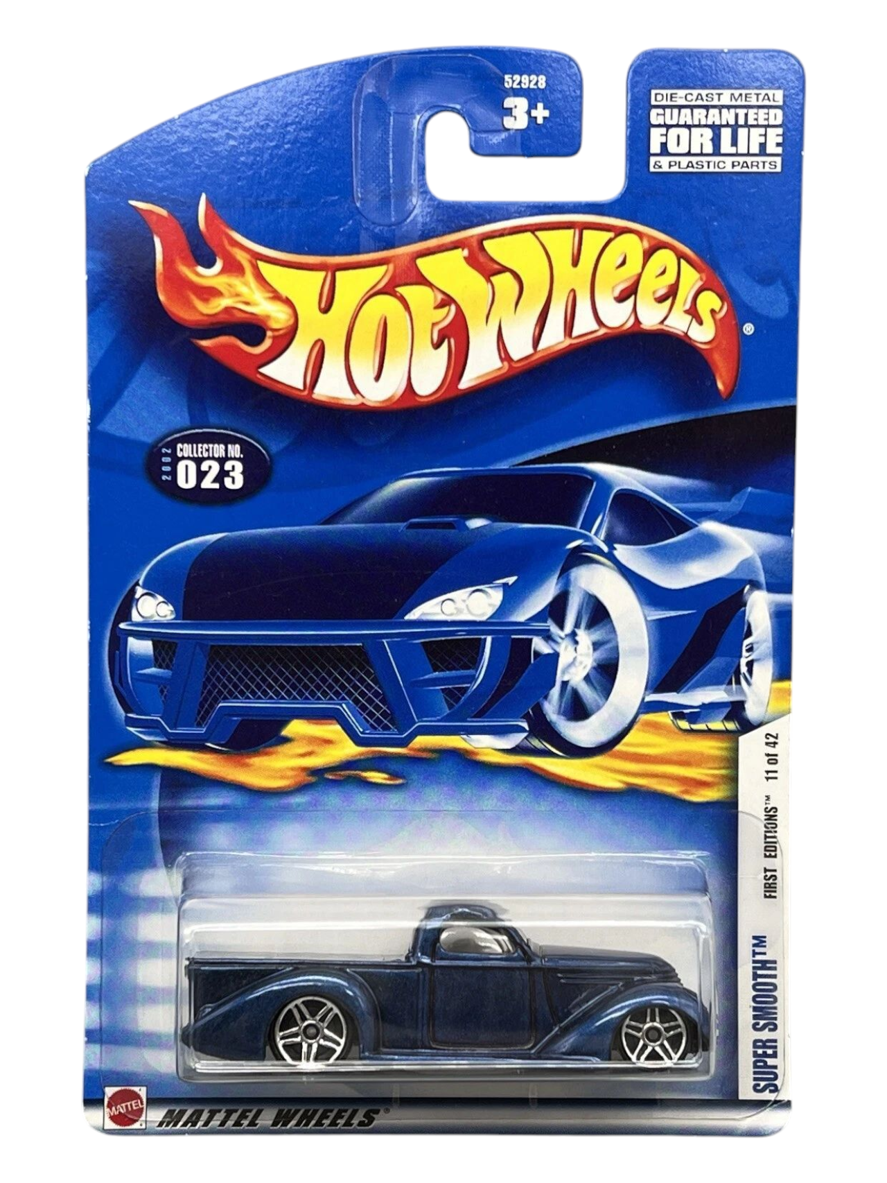 HotWheels 2002 First Editions Super Smooth Collector No-023 Imported Mainline 1:64 Scale