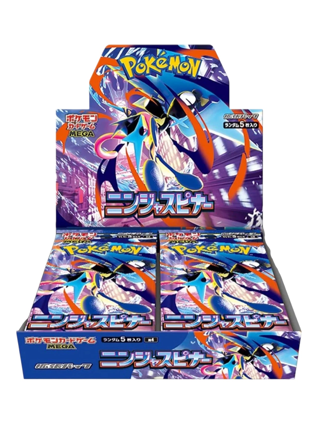 pokemon booster packs india Card Game MEGA Expansion Pack Ninja Spinner Pack Toy Collectors Take On the Challenge of an Eternity Pokemon TCG - Scarlet &