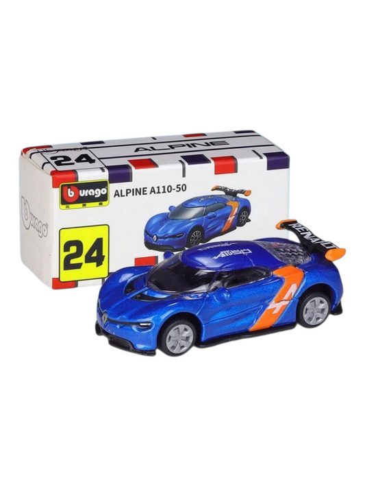 Bburago Sports Cars Alpine A110-50 1:64 Scale