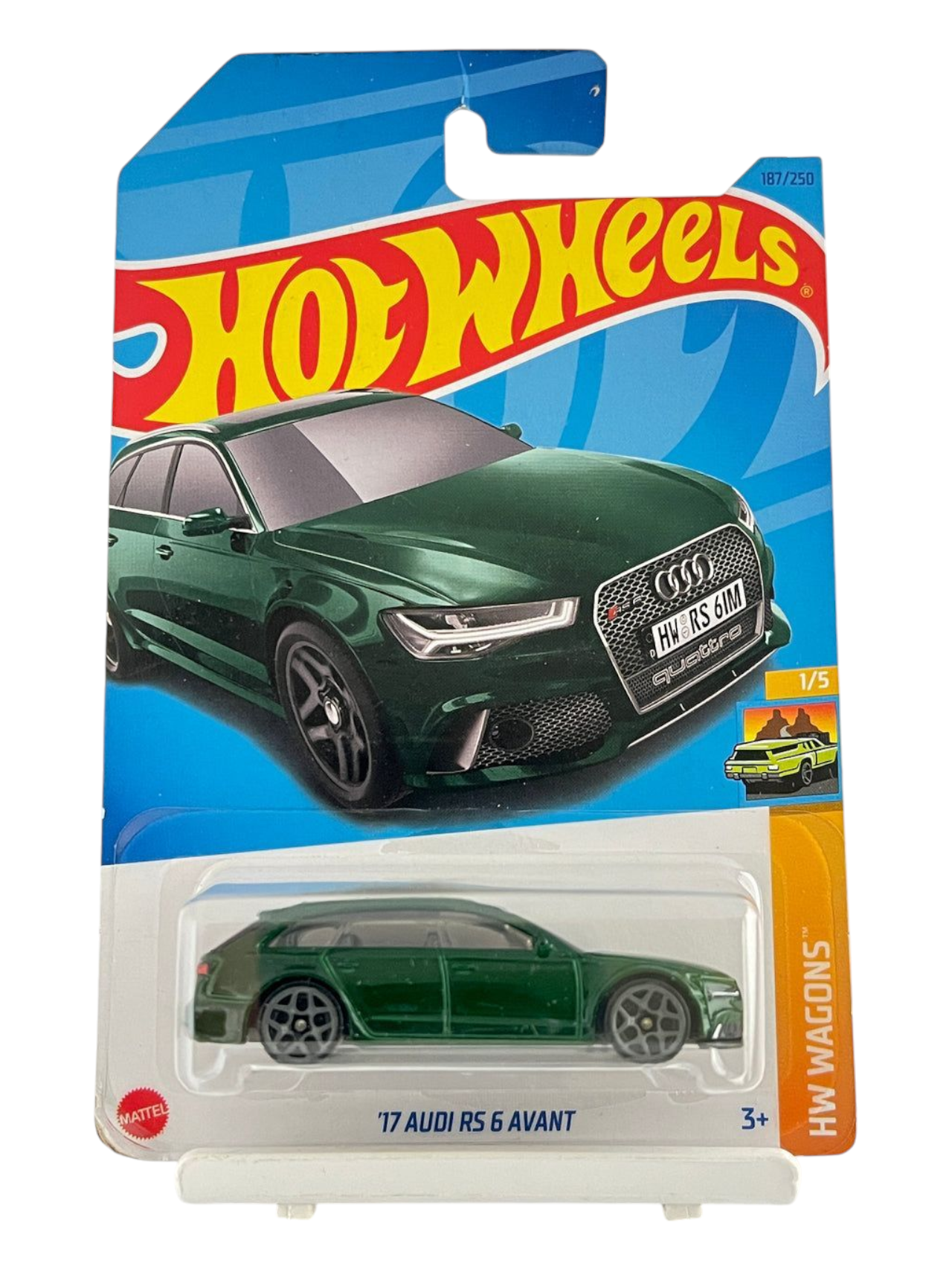 HotWheels 17 Audi RS 6 Avant Imported Mainline 1:64 Scale